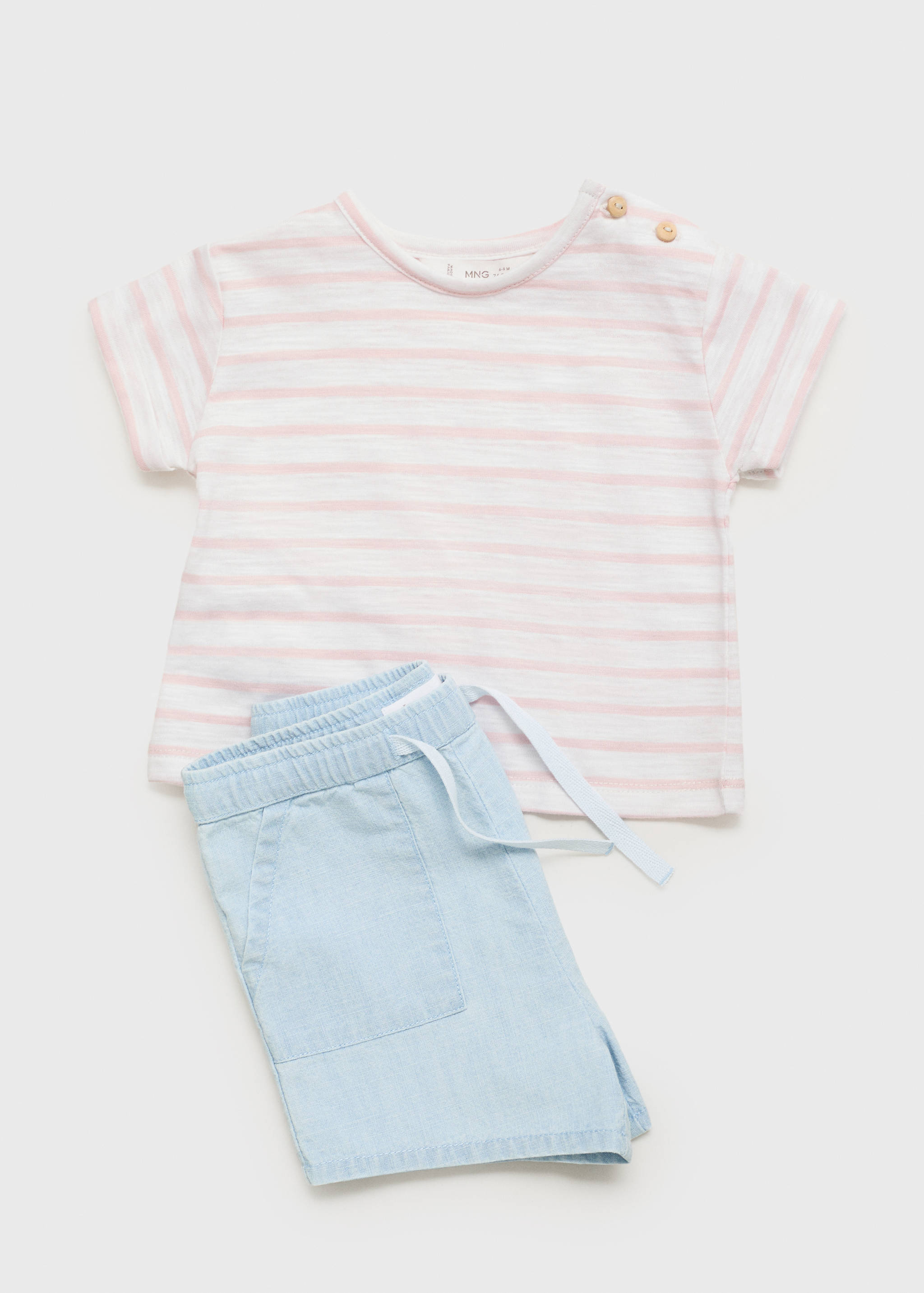 Striped cotton T-shirt - Details of the article 8