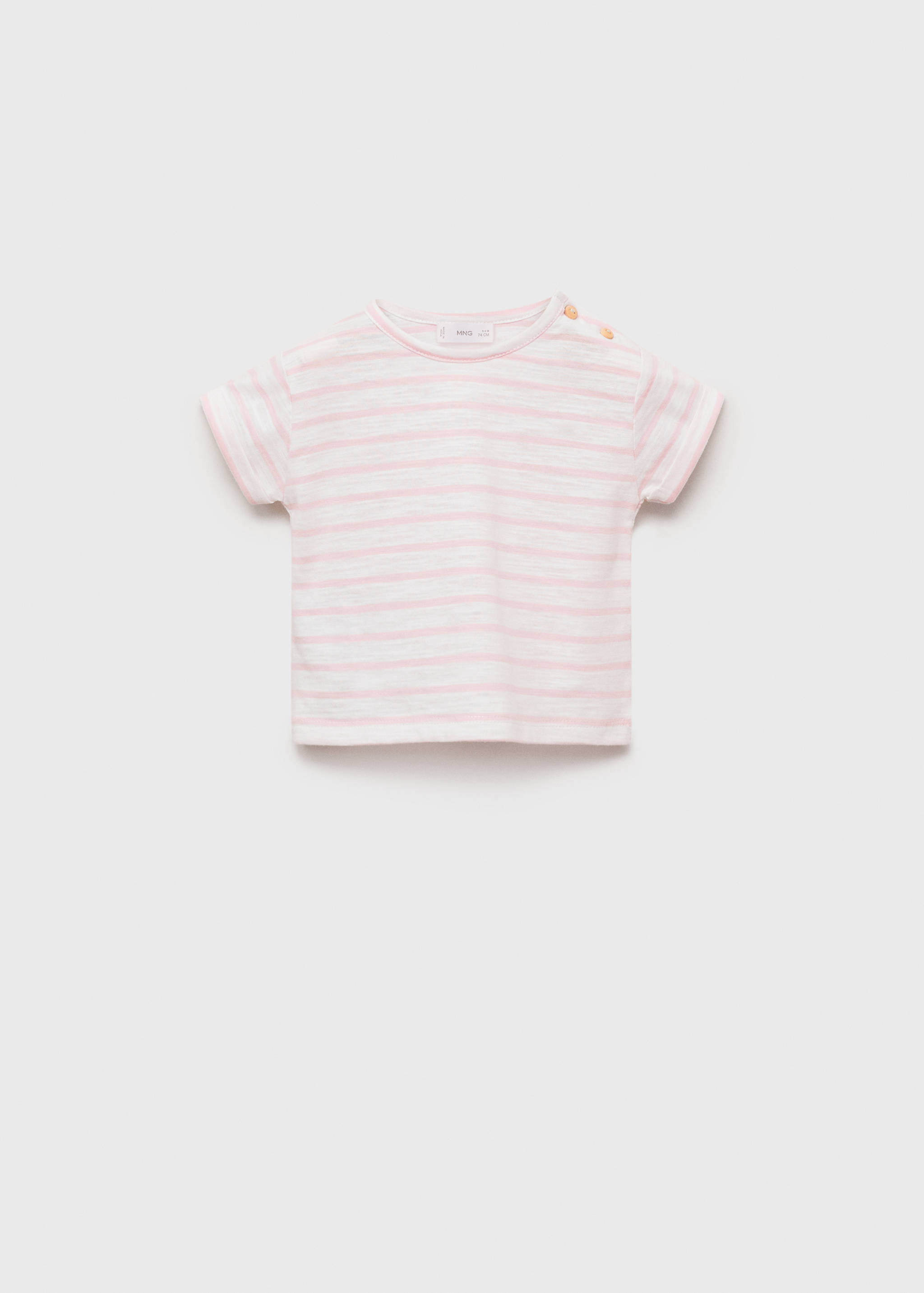 Gestreiftes Baumwoll-Shirt - Artikel ohne Model