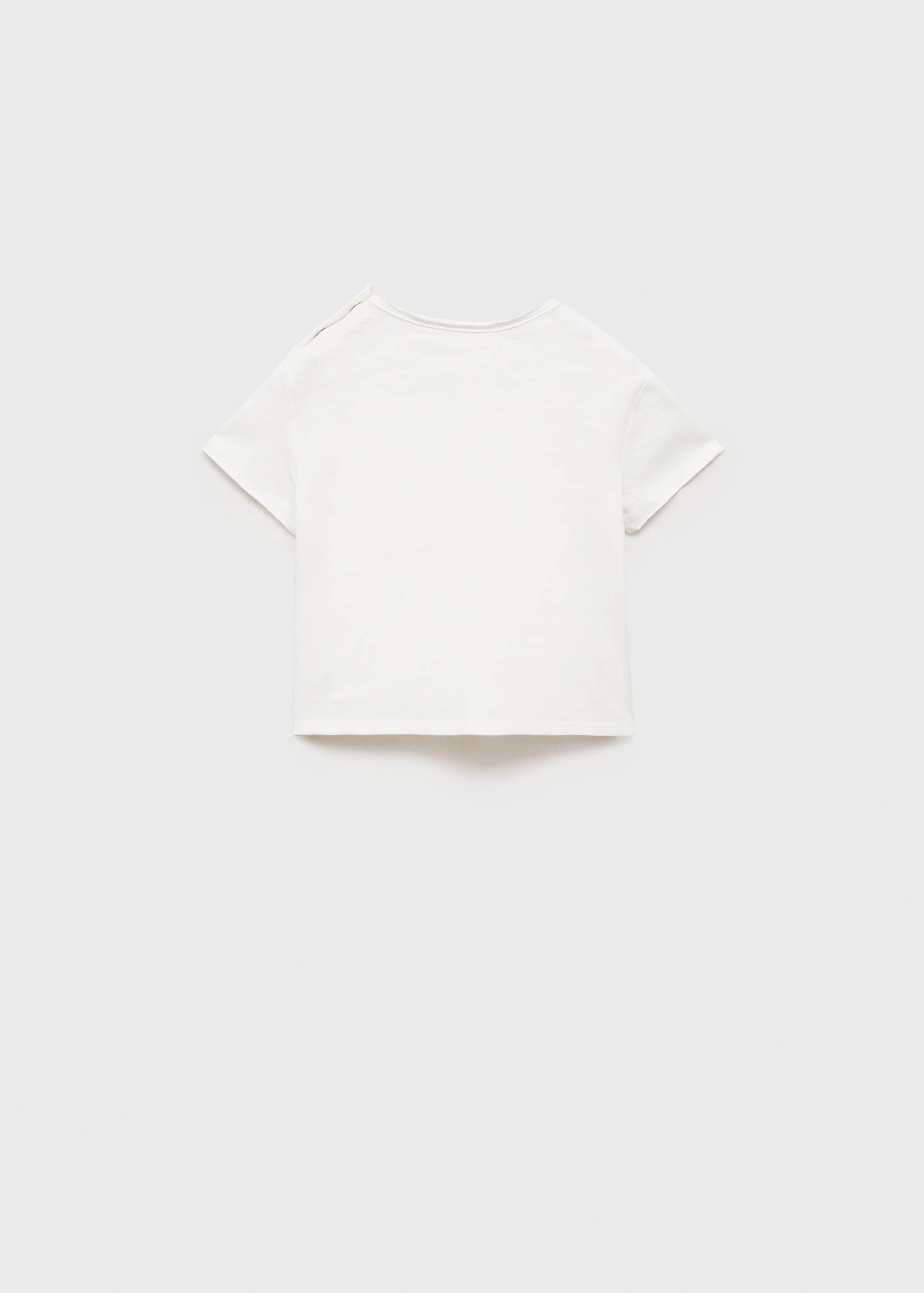 Printed cotton-blend t-shirt - Reverse of the article
