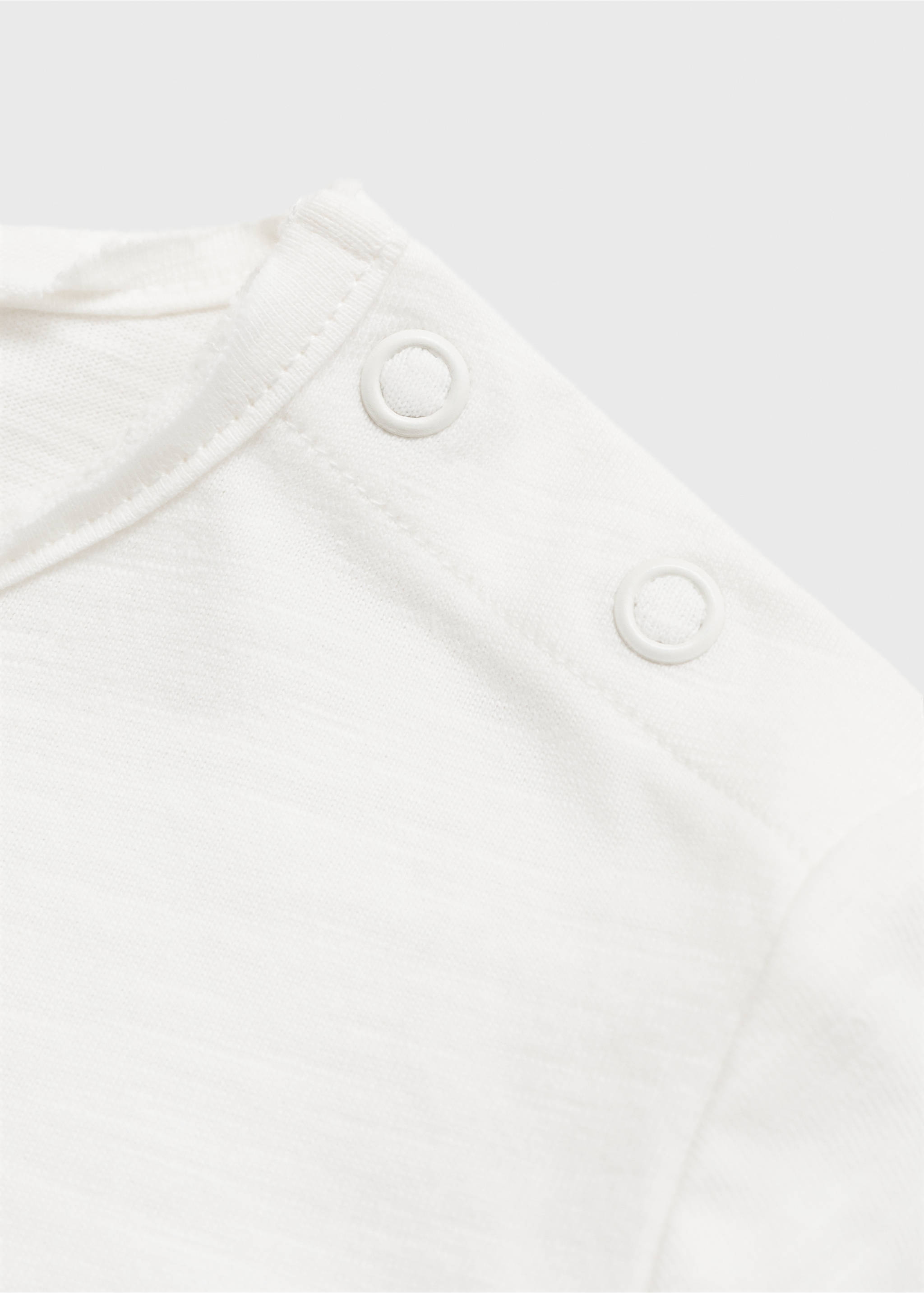 Printed cotton-blend t-shirt - Details of the article 0, Off White. Ref: 17001151-00.