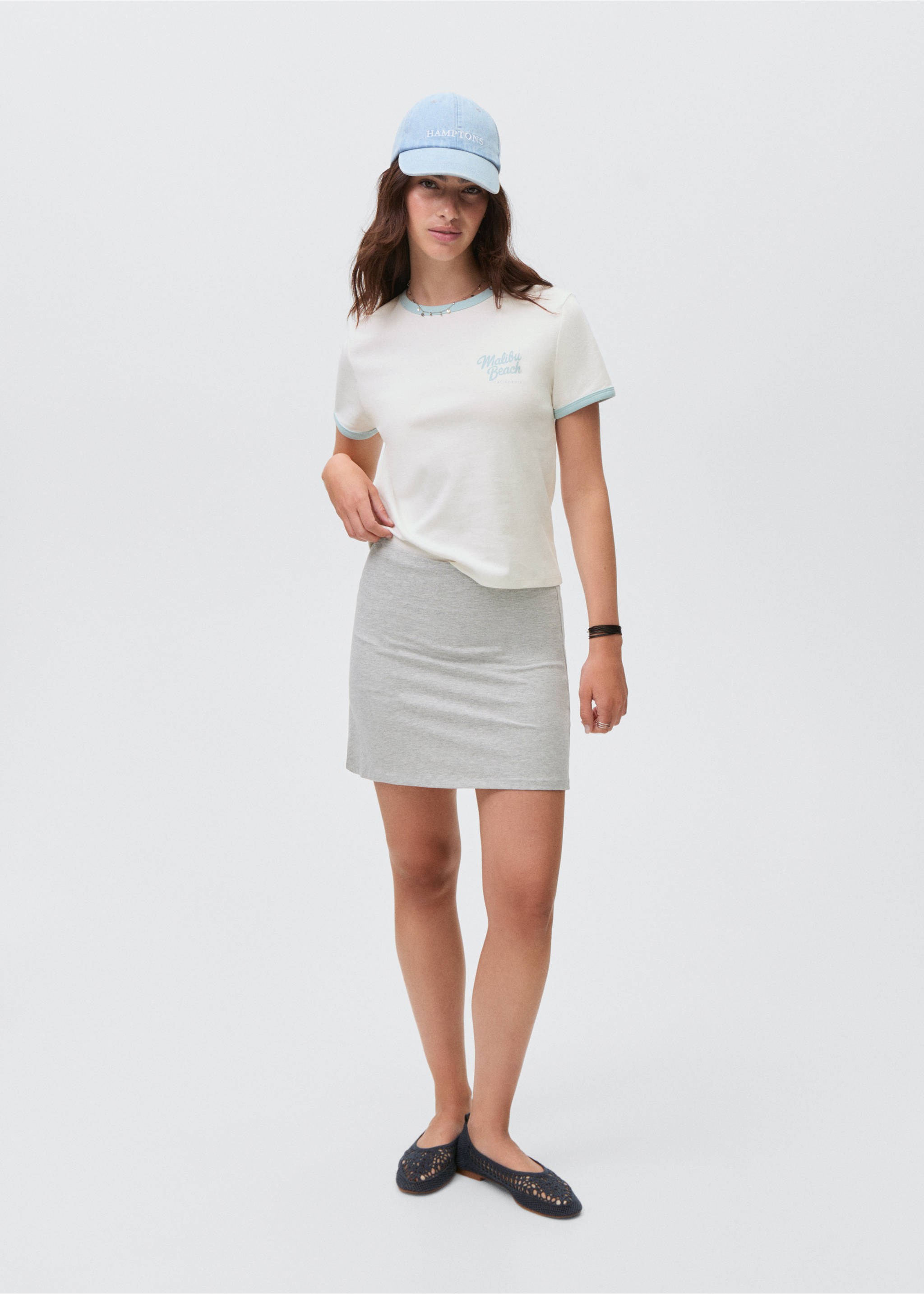 Short-sleeved printed t-shirt - General plane, Off White. Ref: 17001156-00.