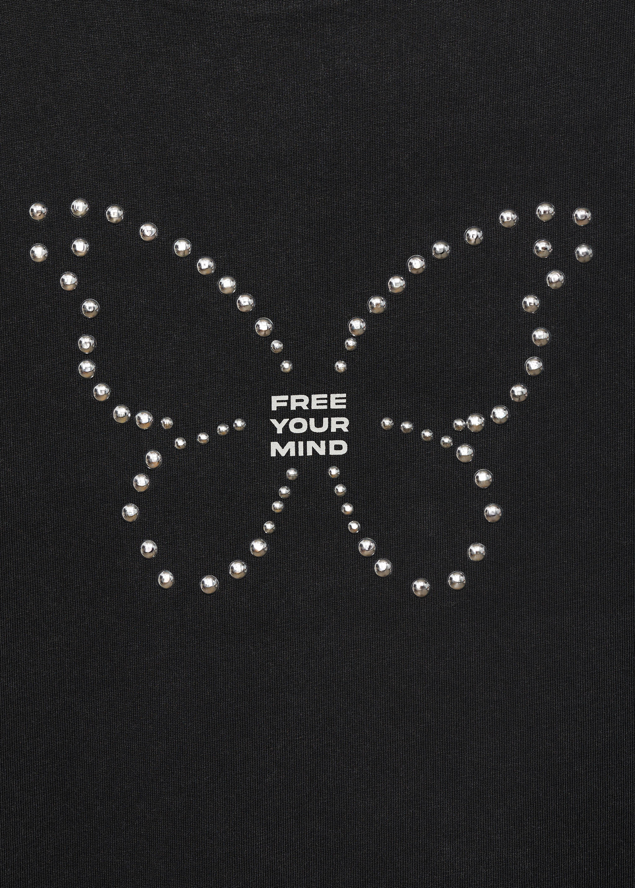 Appliqués butterfly t-shirt - Details of the article 8