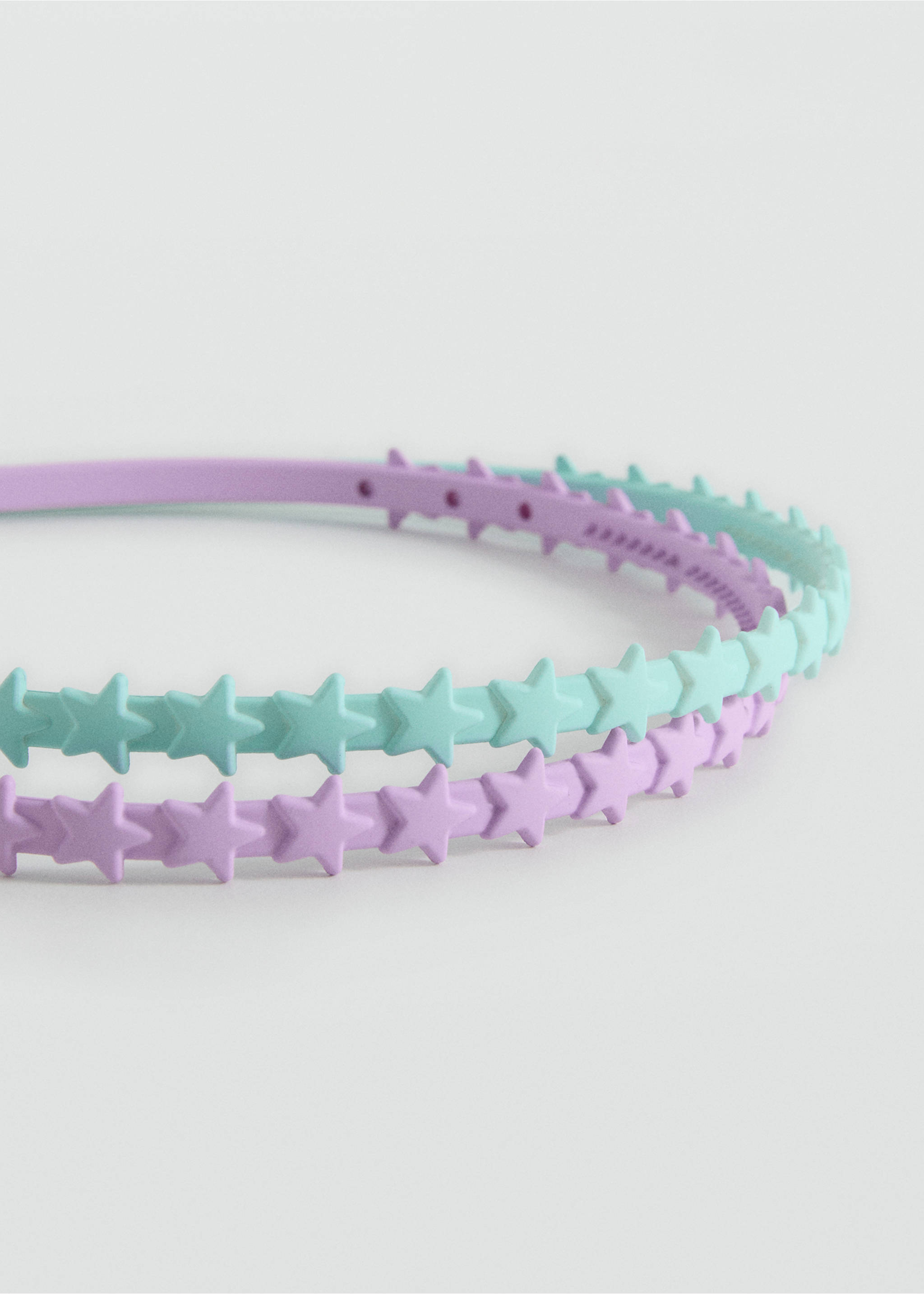 2er-Pack Haarreifen - Mittlere Ansicht, Wassergrün. Ref: 17001164-00.