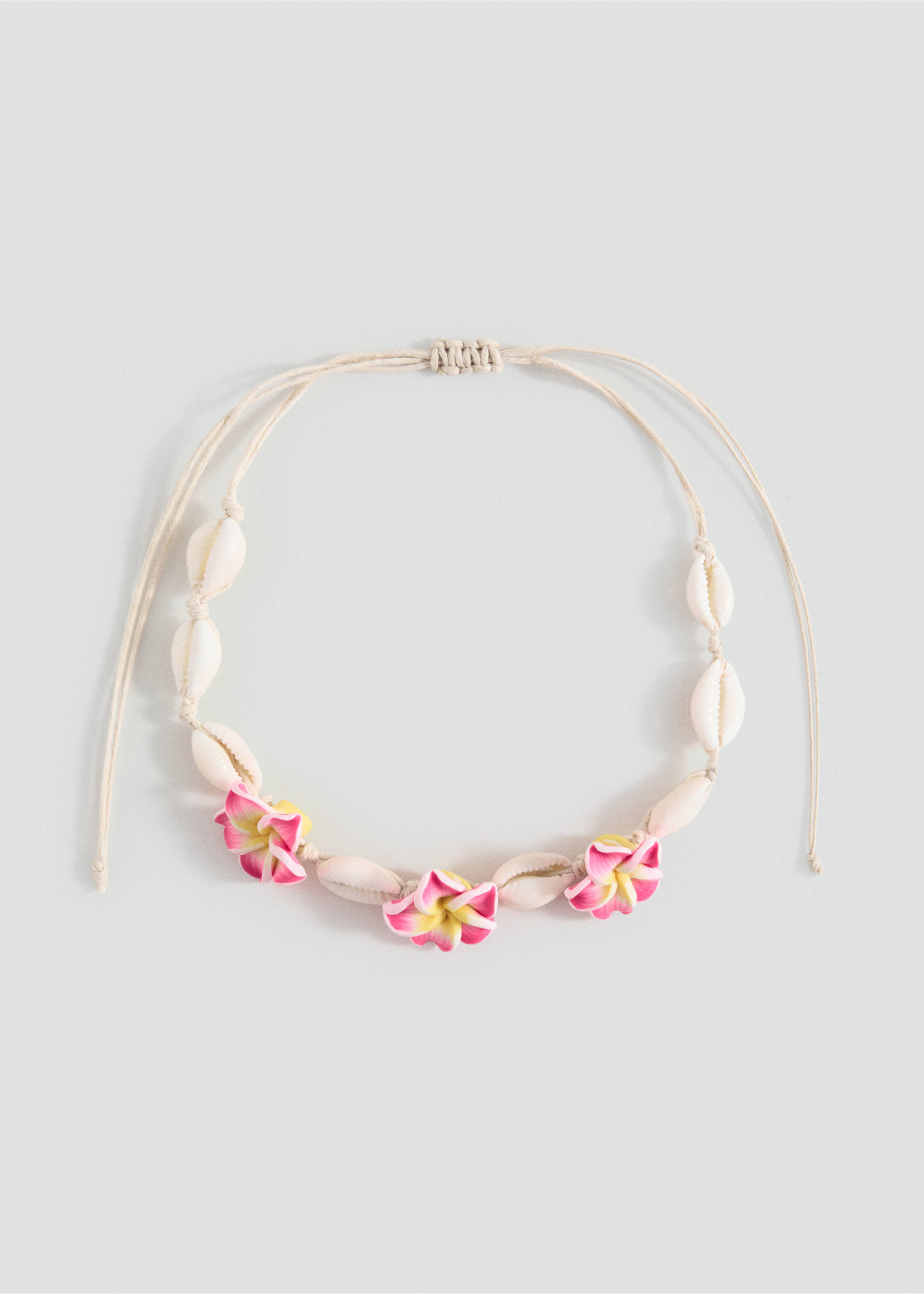 Chokerhalsband snäckor - Artikel utan modell, Rosa. Ref: 17001167-00.