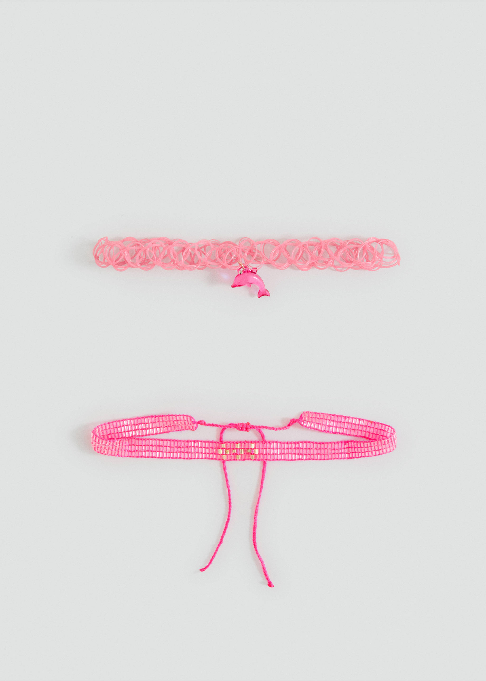 2 pack of necklaces - Article without model, Pink. Ref: 17001168-00.