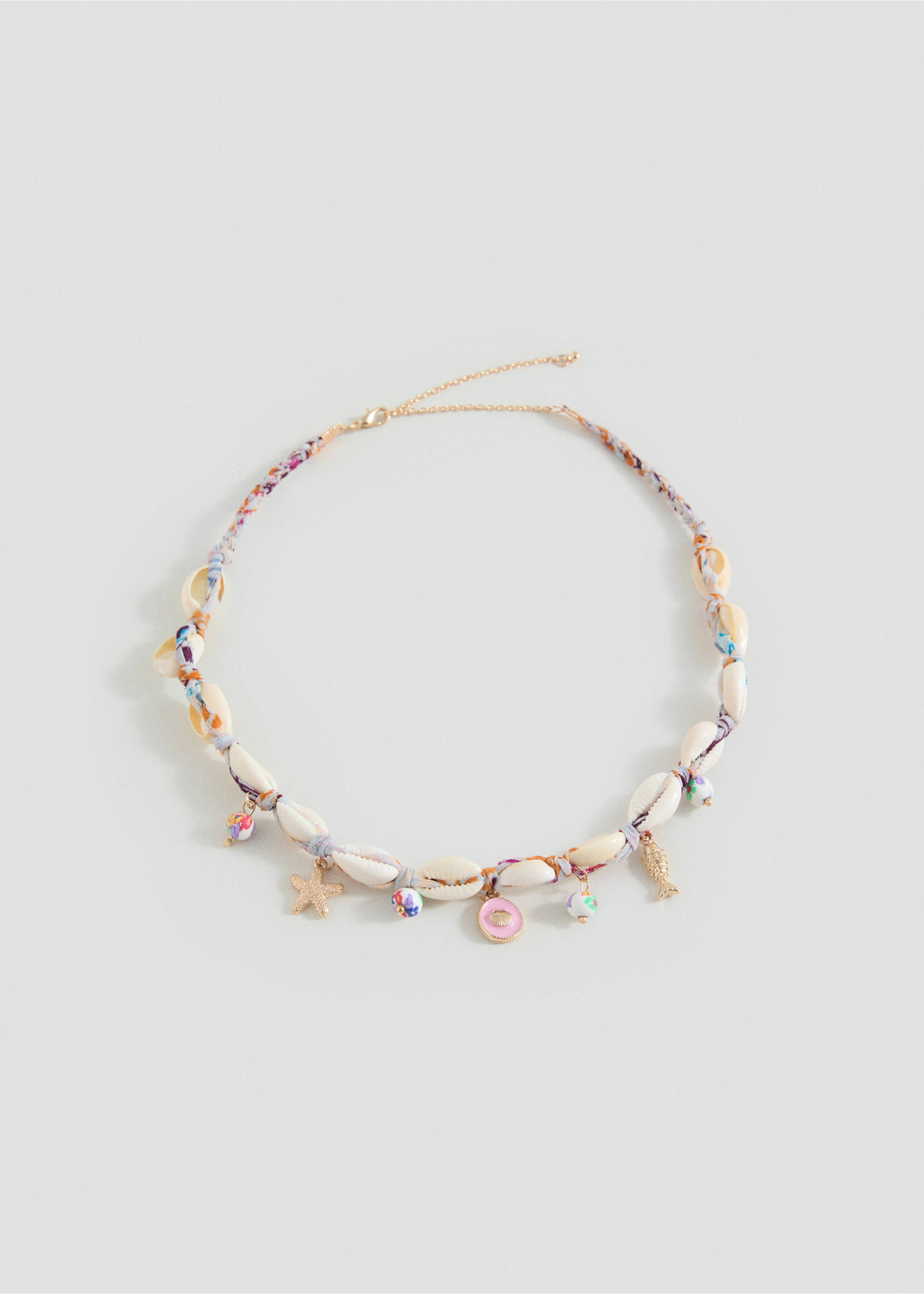 Shells bead necklace - Article without model, Sand. Ref: 17001169-00.