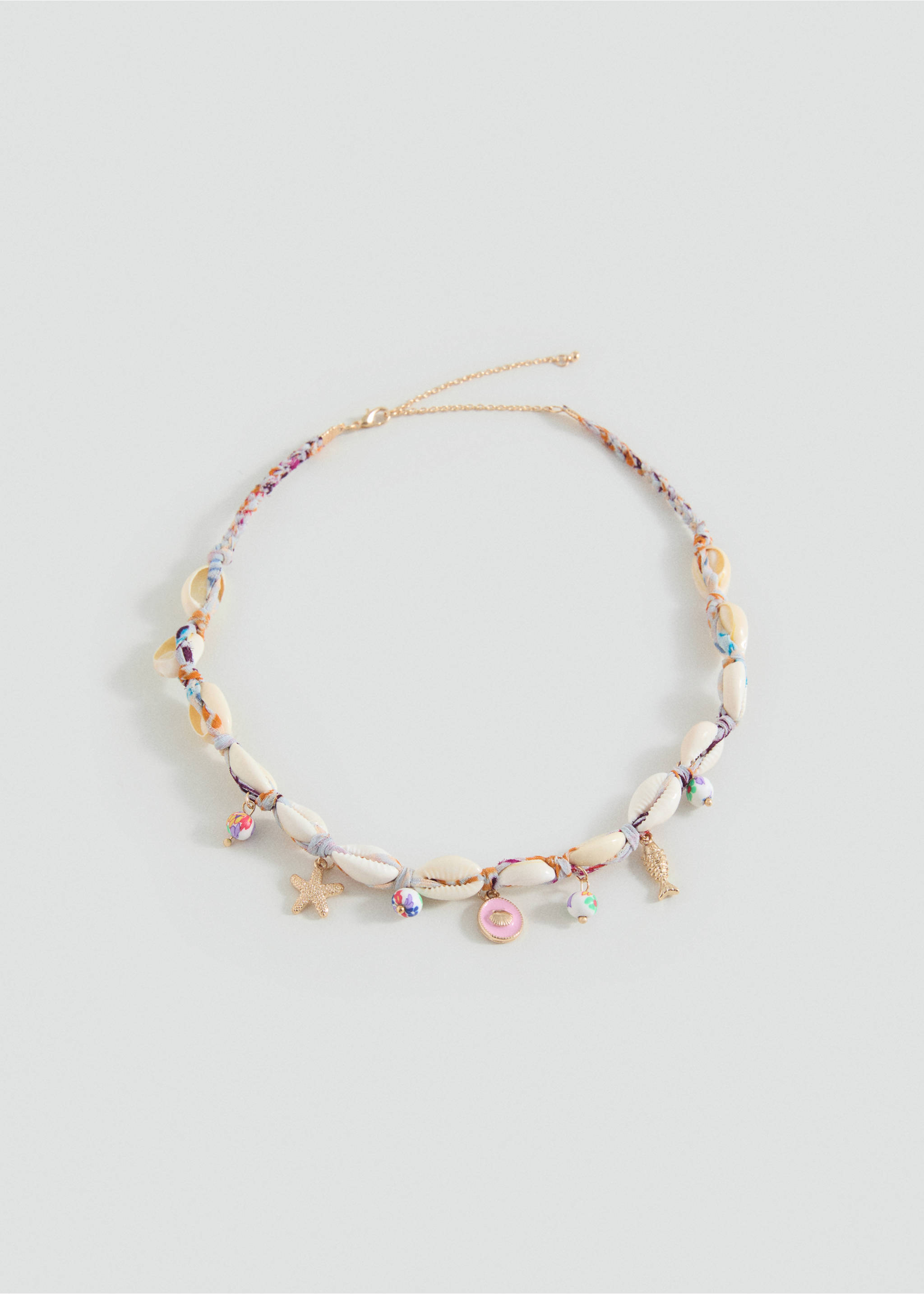 Shells bead necklace - Article without model, Sand. Ref: 17001169-00.