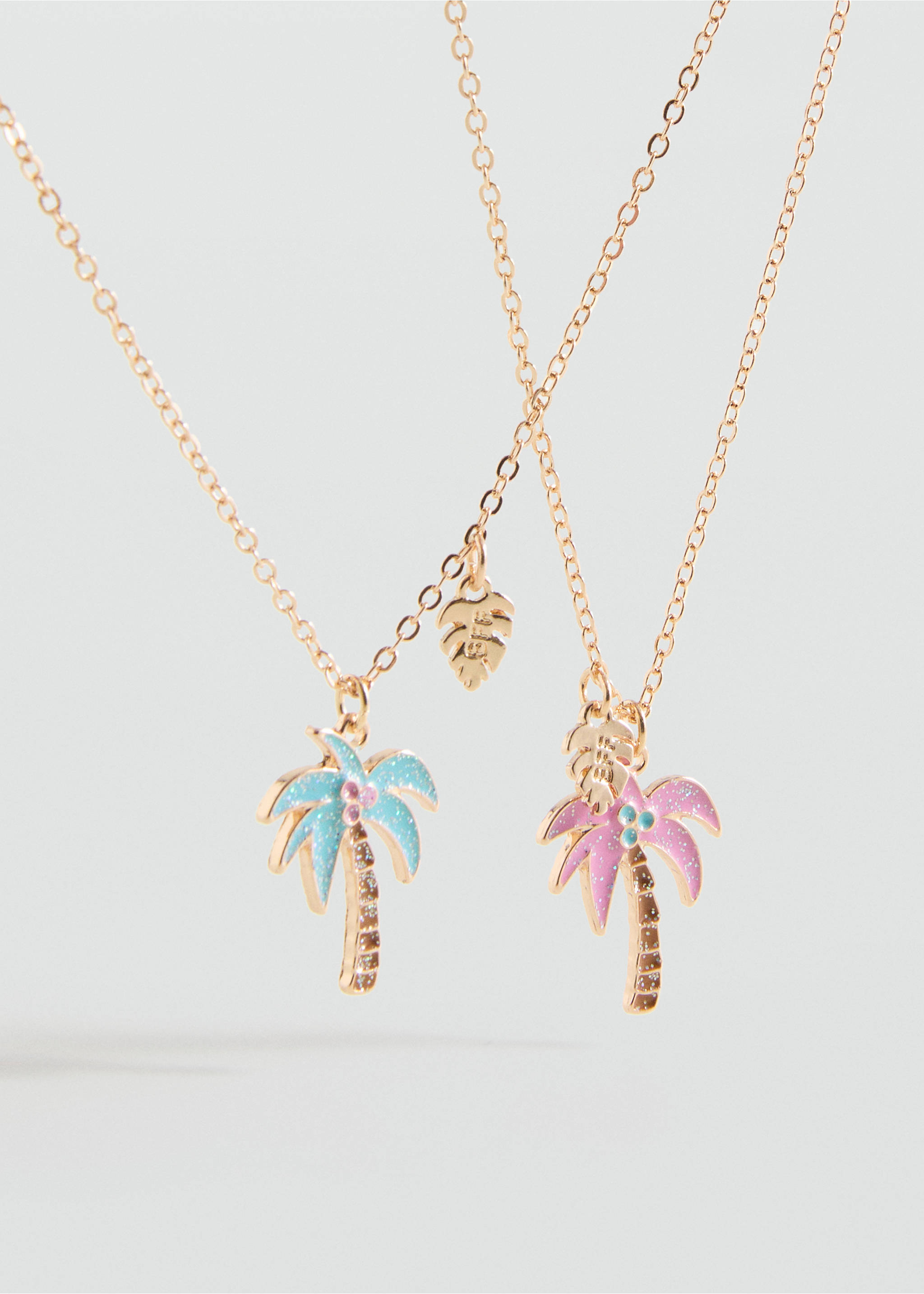 2 pack of necklaces - Details of the article 2, Gold. Ref: 17001173-00.