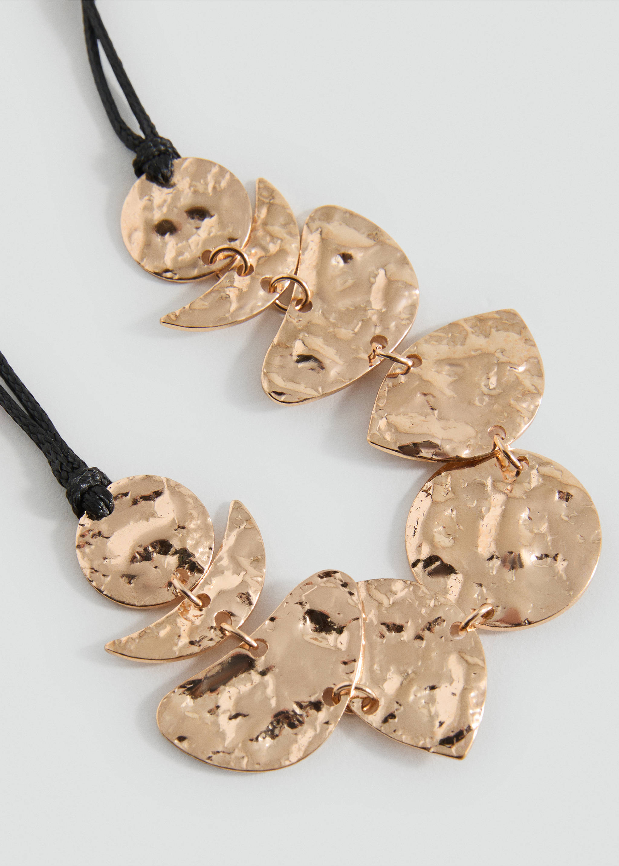 Moon phase necklace - Medium plane, Gold. Ref: 17001176-00.