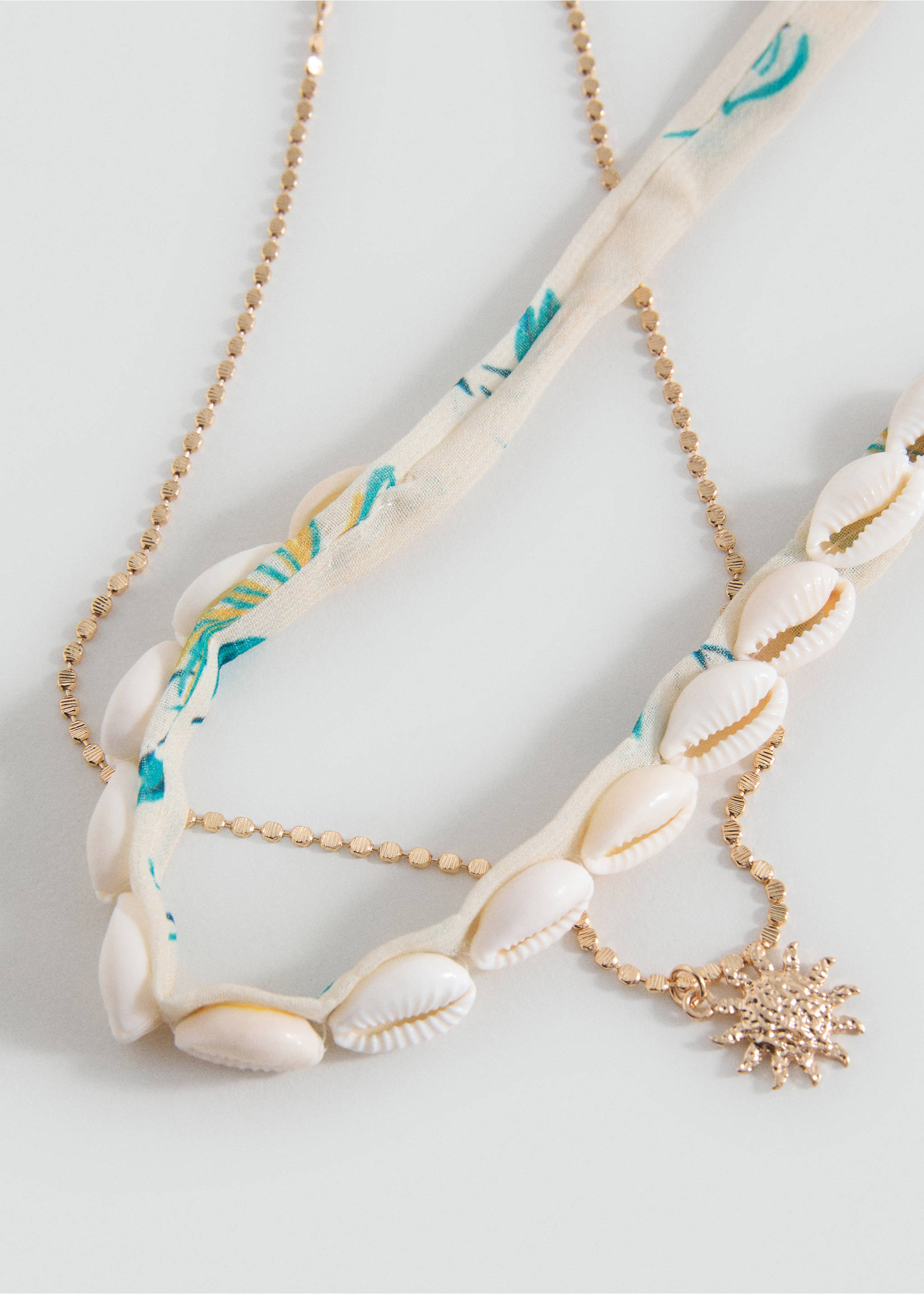 2 pack of necklaces - Medium plane, Gold. Ref: 17001177-00.