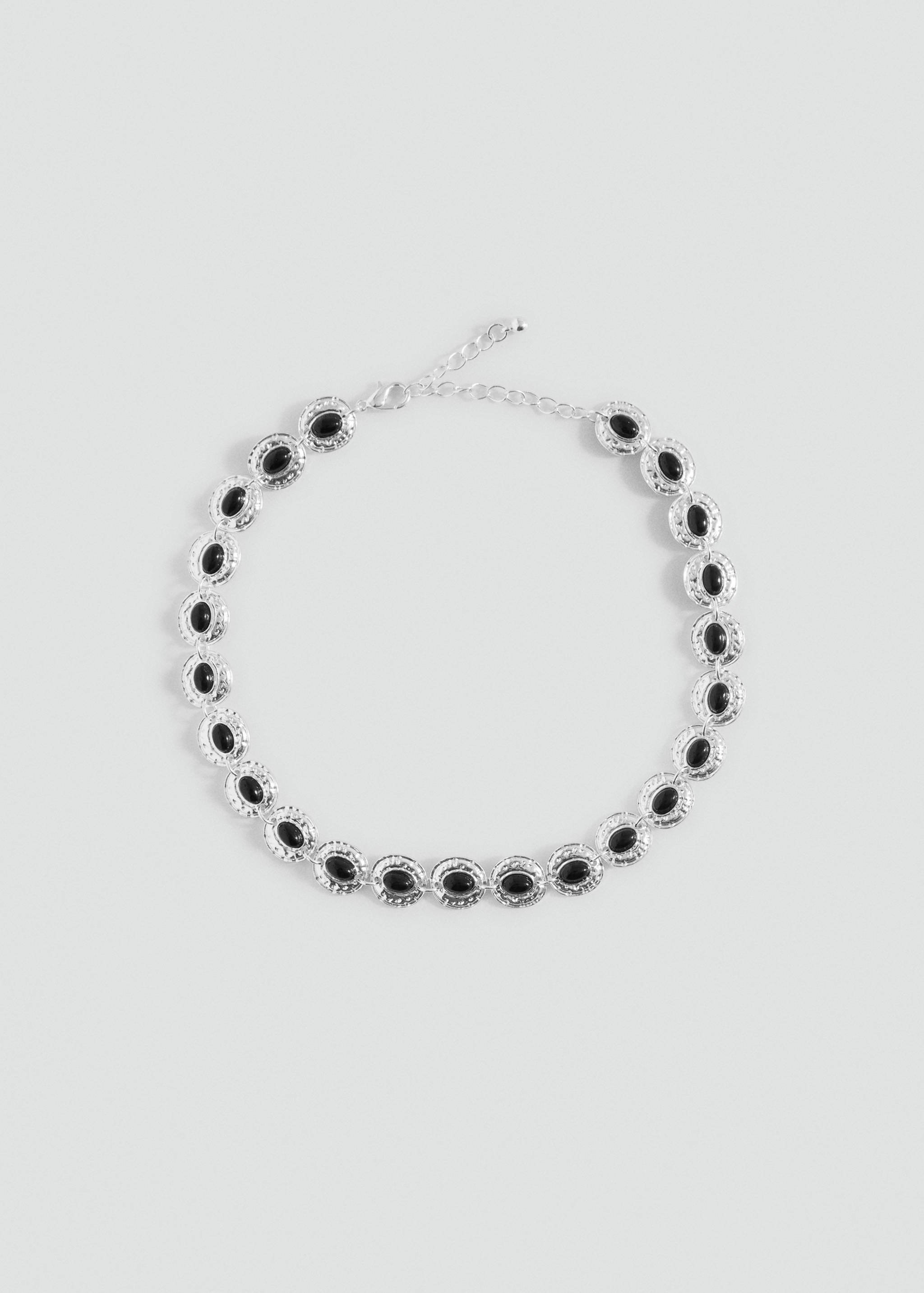 Metal appliqué choker - Article without model