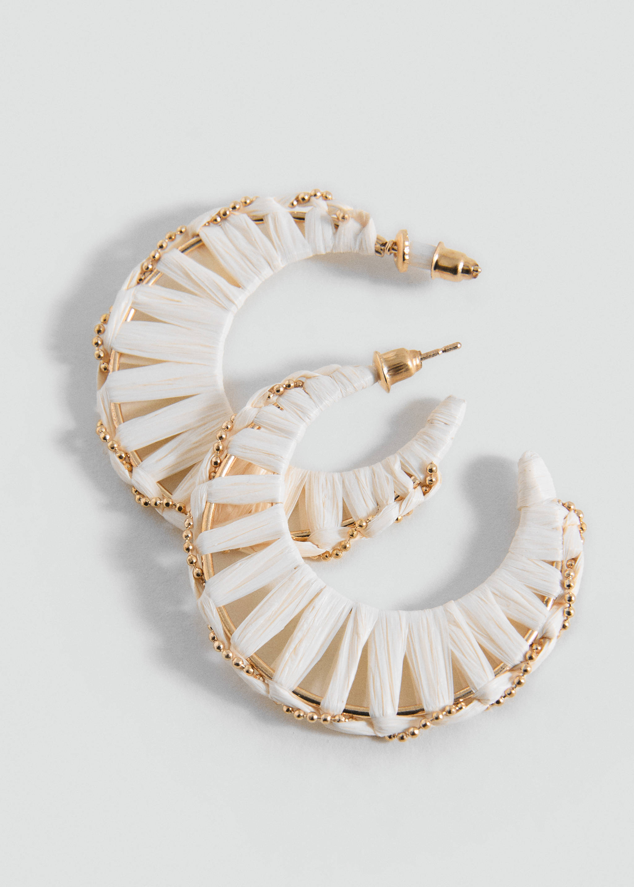 Open hoop earrings - Medium plane