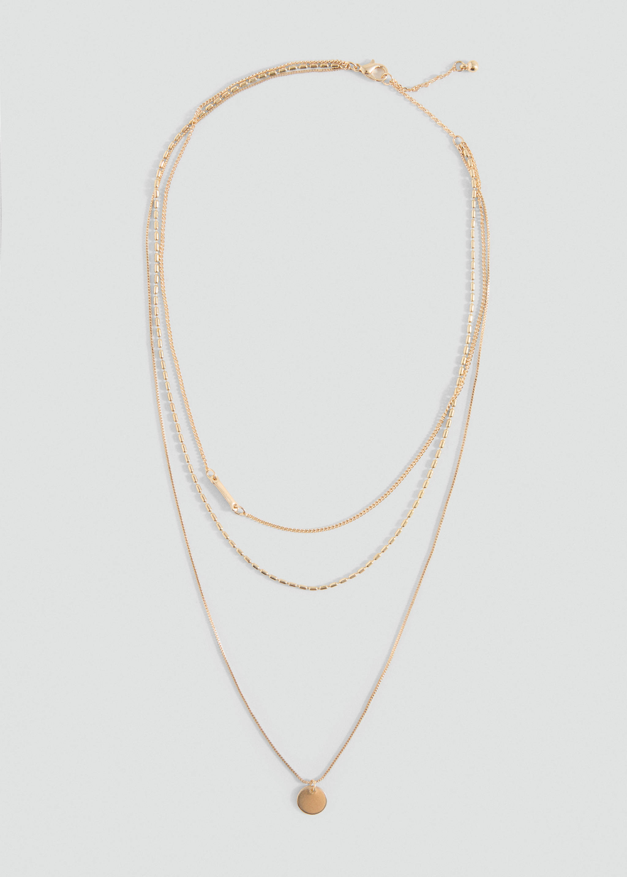 Triple chain necklace - Article without model