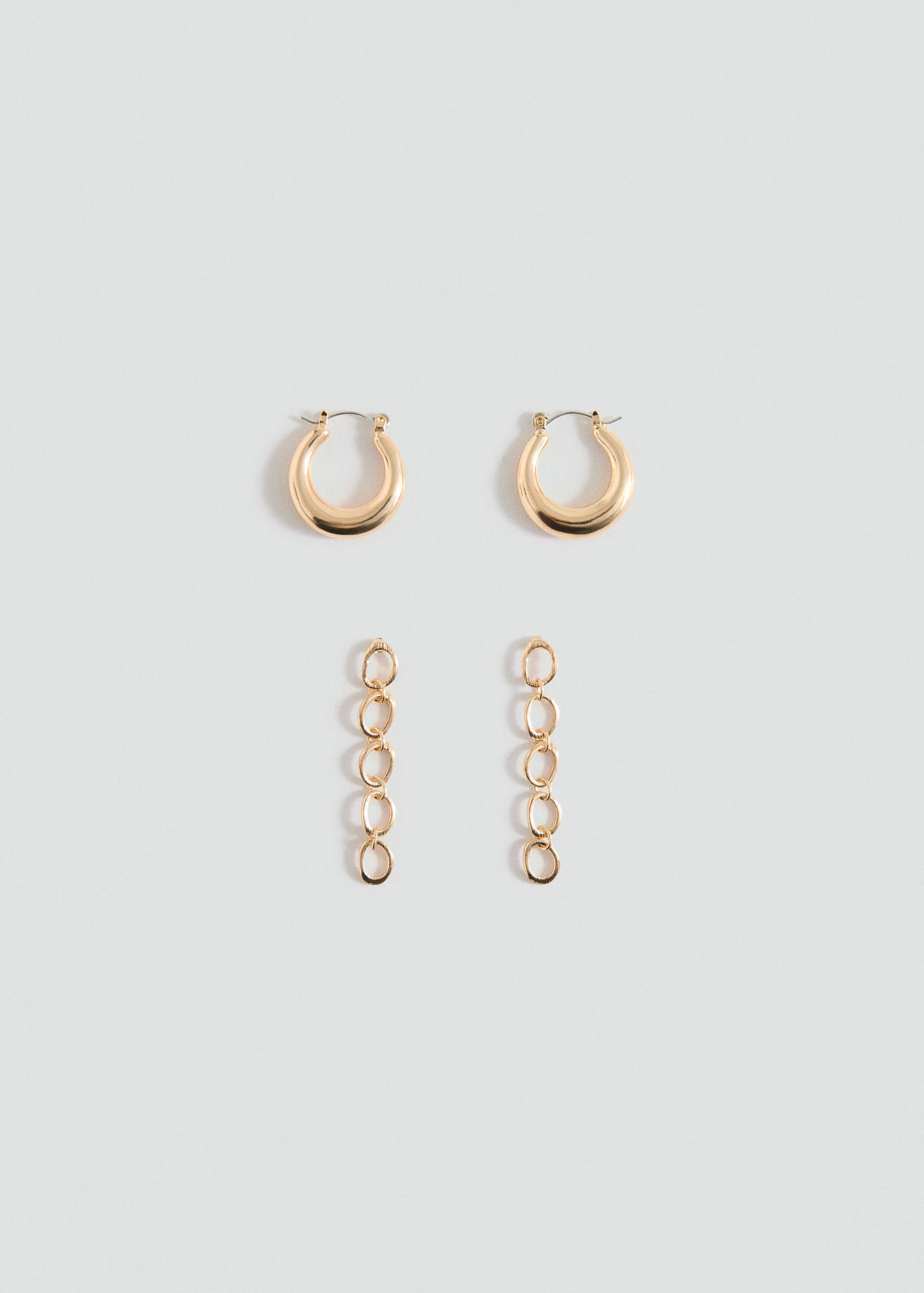 Lot 2 paires de boucles d’oreilles - Article sans modèle