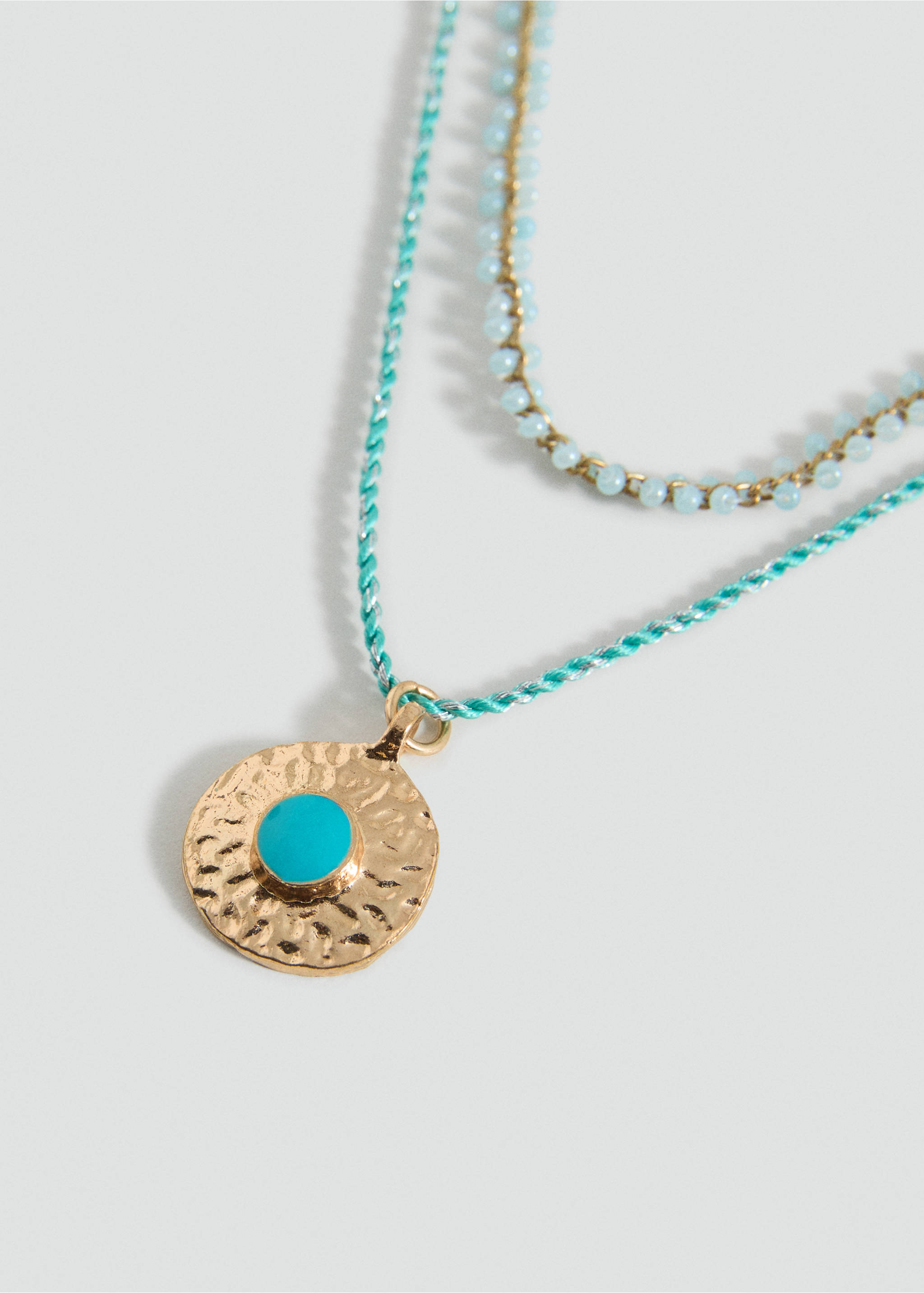 Combined necklace pack - Medium plane, Turquoise. Ref: 17001195-00.