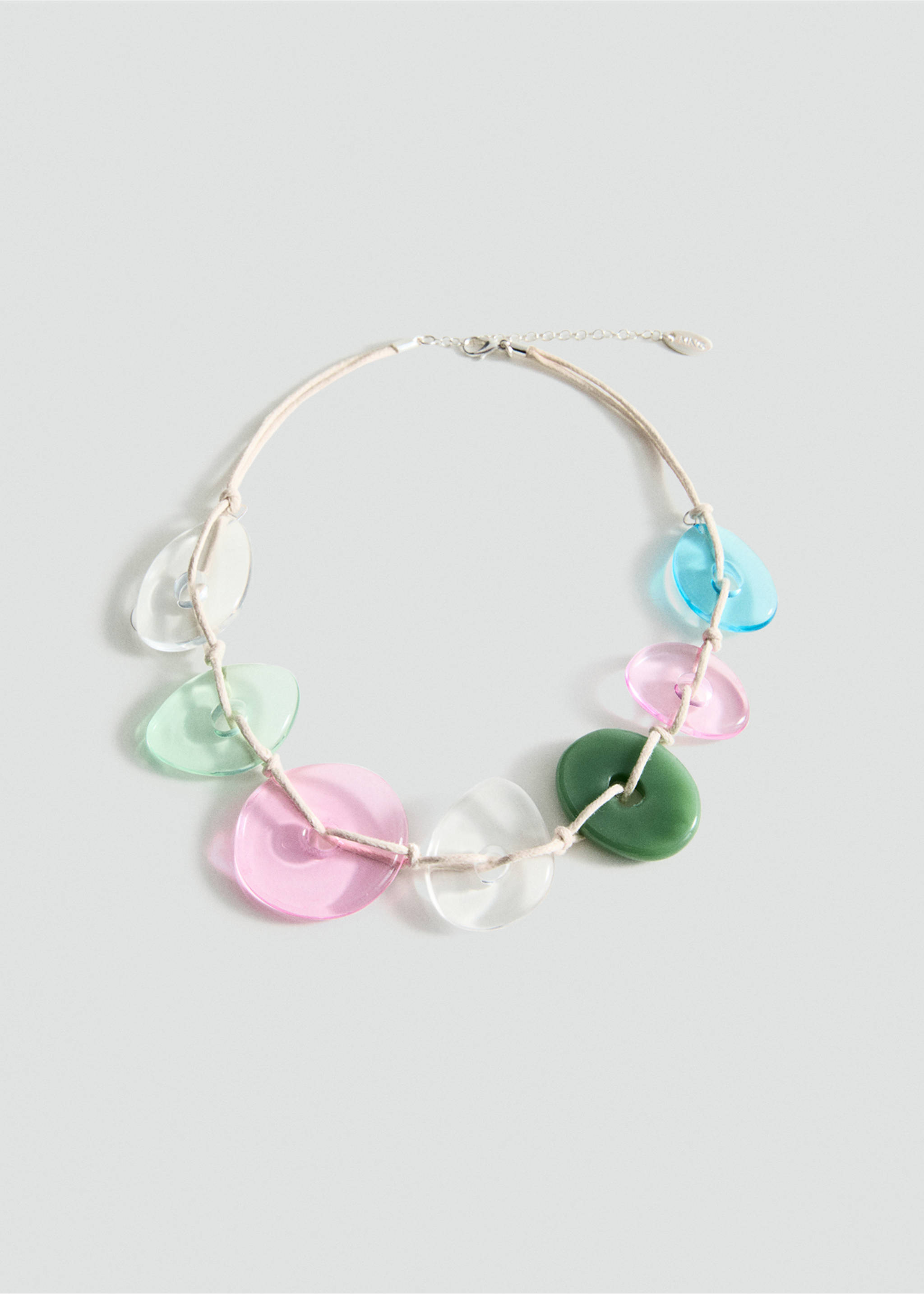 Collar colgantes combinado - Artículo sin modelo, Blanco. Ref: 17001198-00.