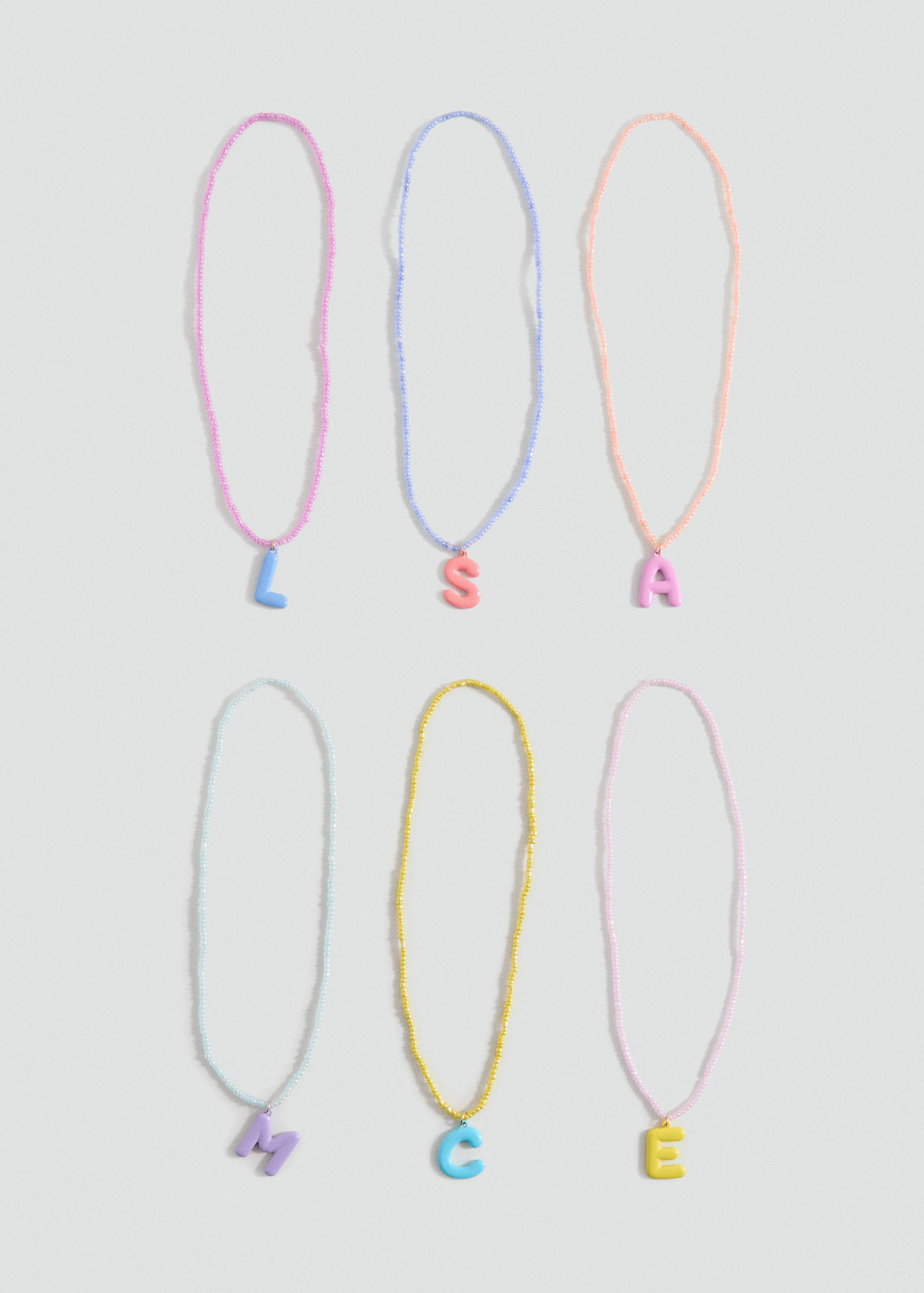 Letters bead necklace - Details of the article 1