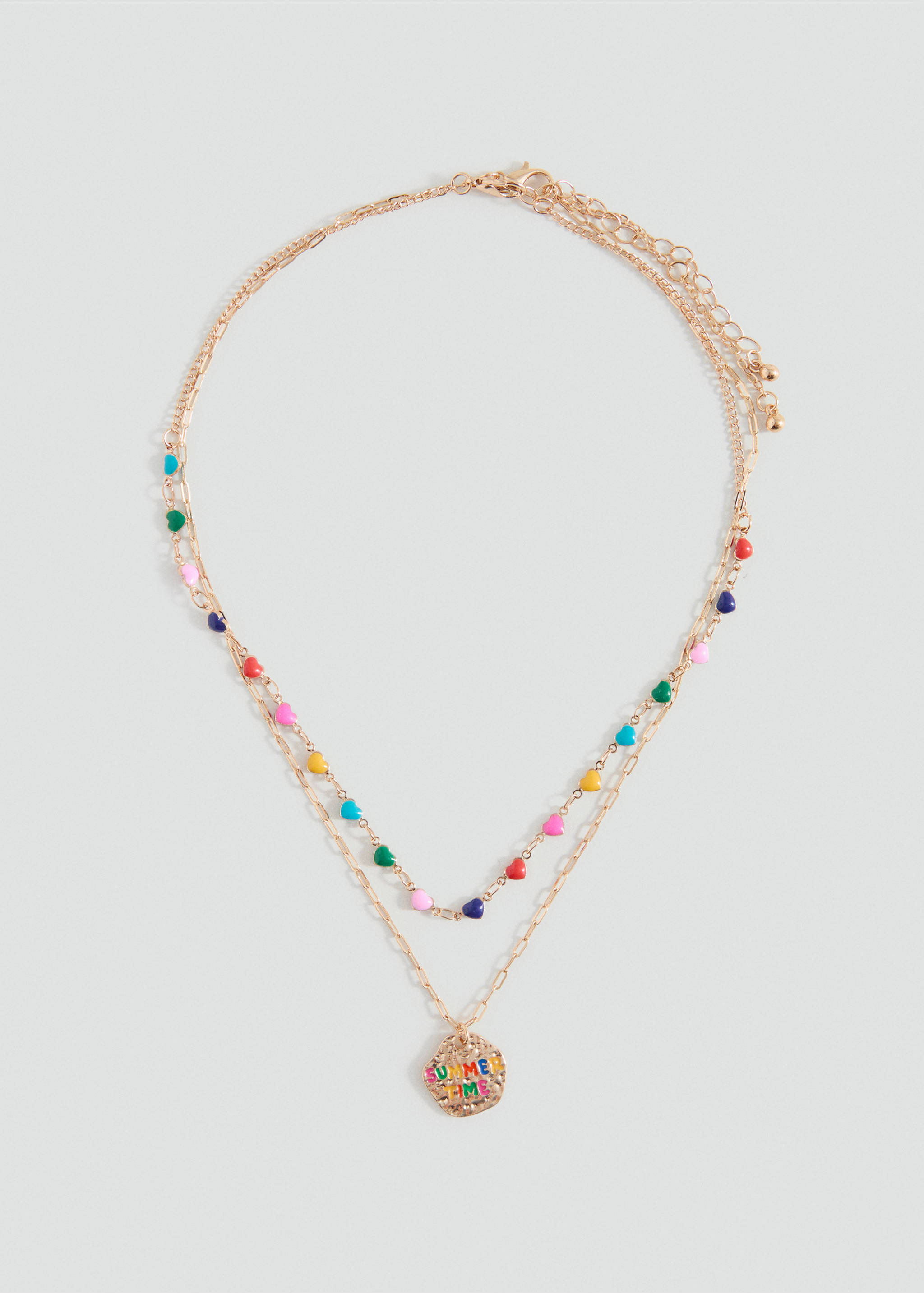 2 pack of necklaces - Article without model, Gold. Ref: 17001200-00.