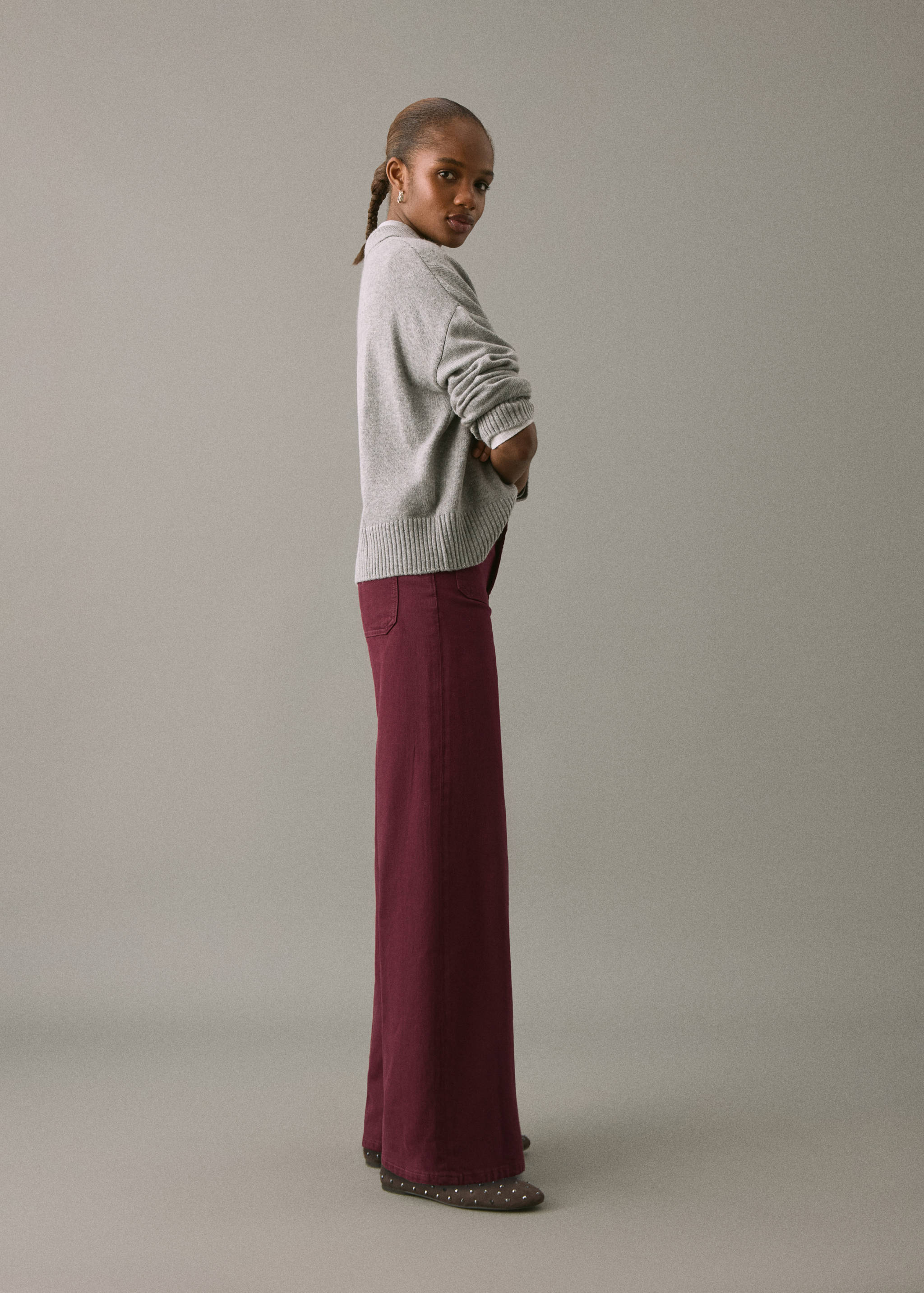 Jeans culotte mid-waist comfort - Details of the article 2