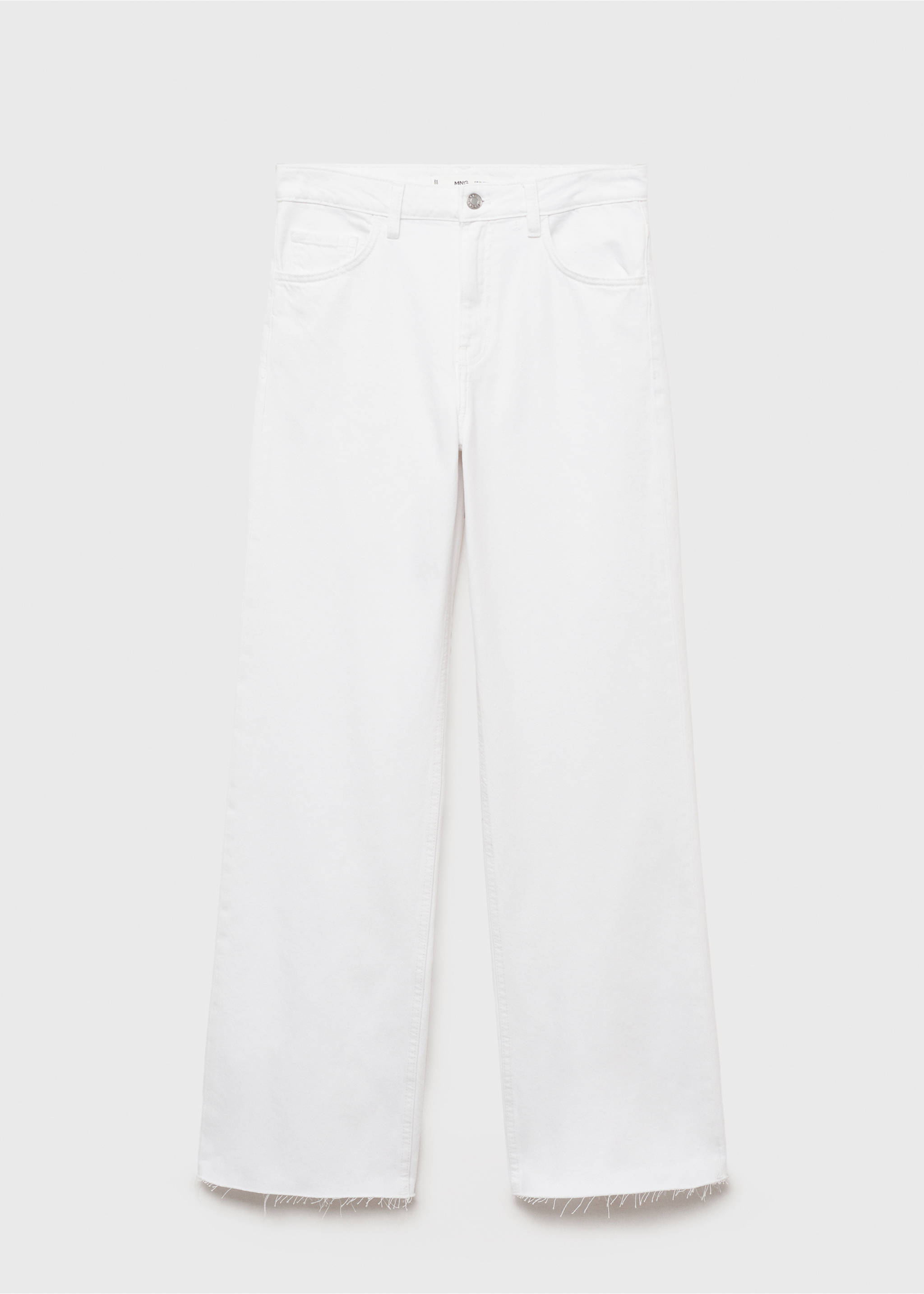 Danila high-waisted wide leg jeans - Article without model, White. Ref: 17001206-00.