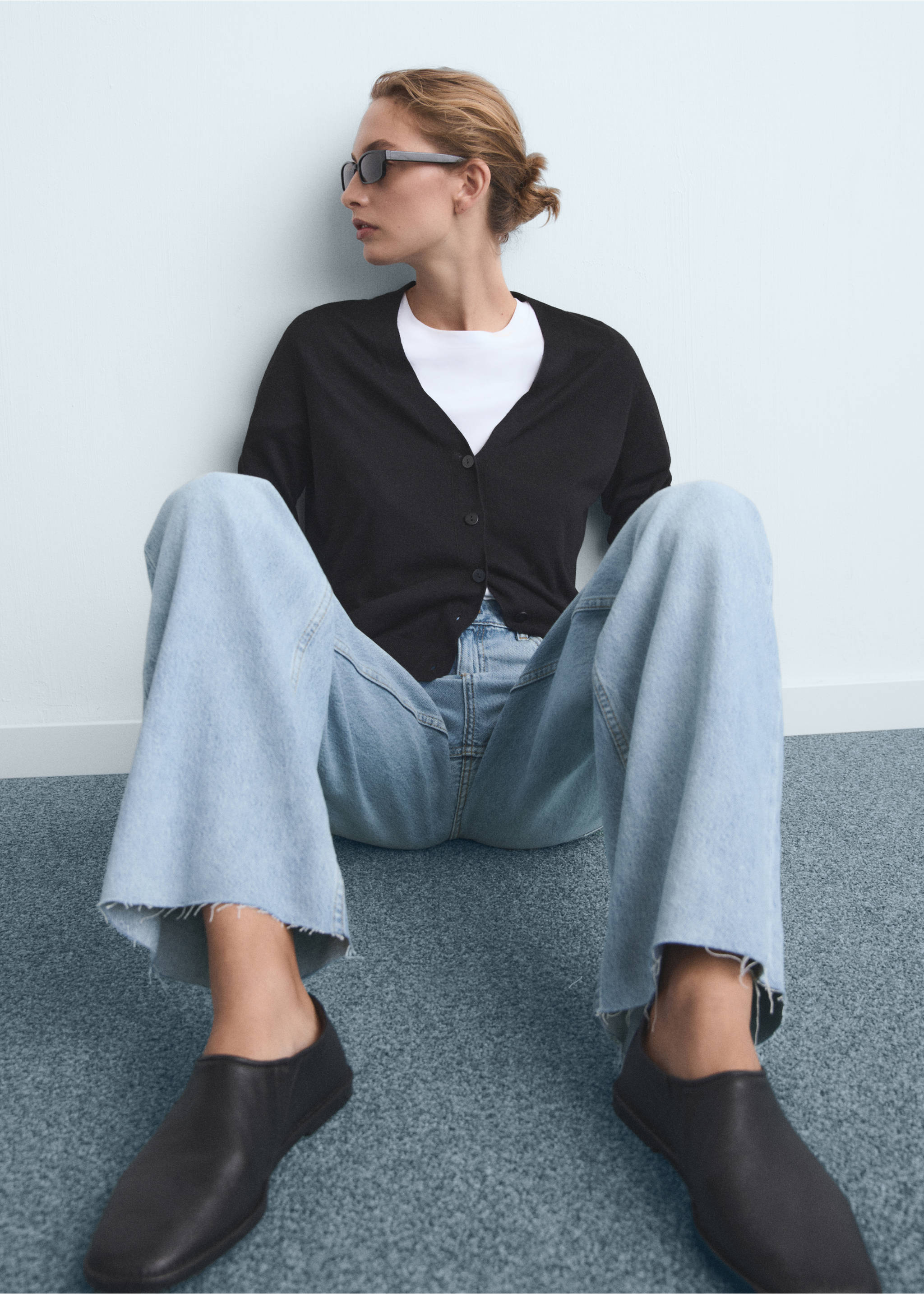 Jean Danila large taille haute - Détail de l'article 2, Bleu moyen. Ref: 17001207-00.