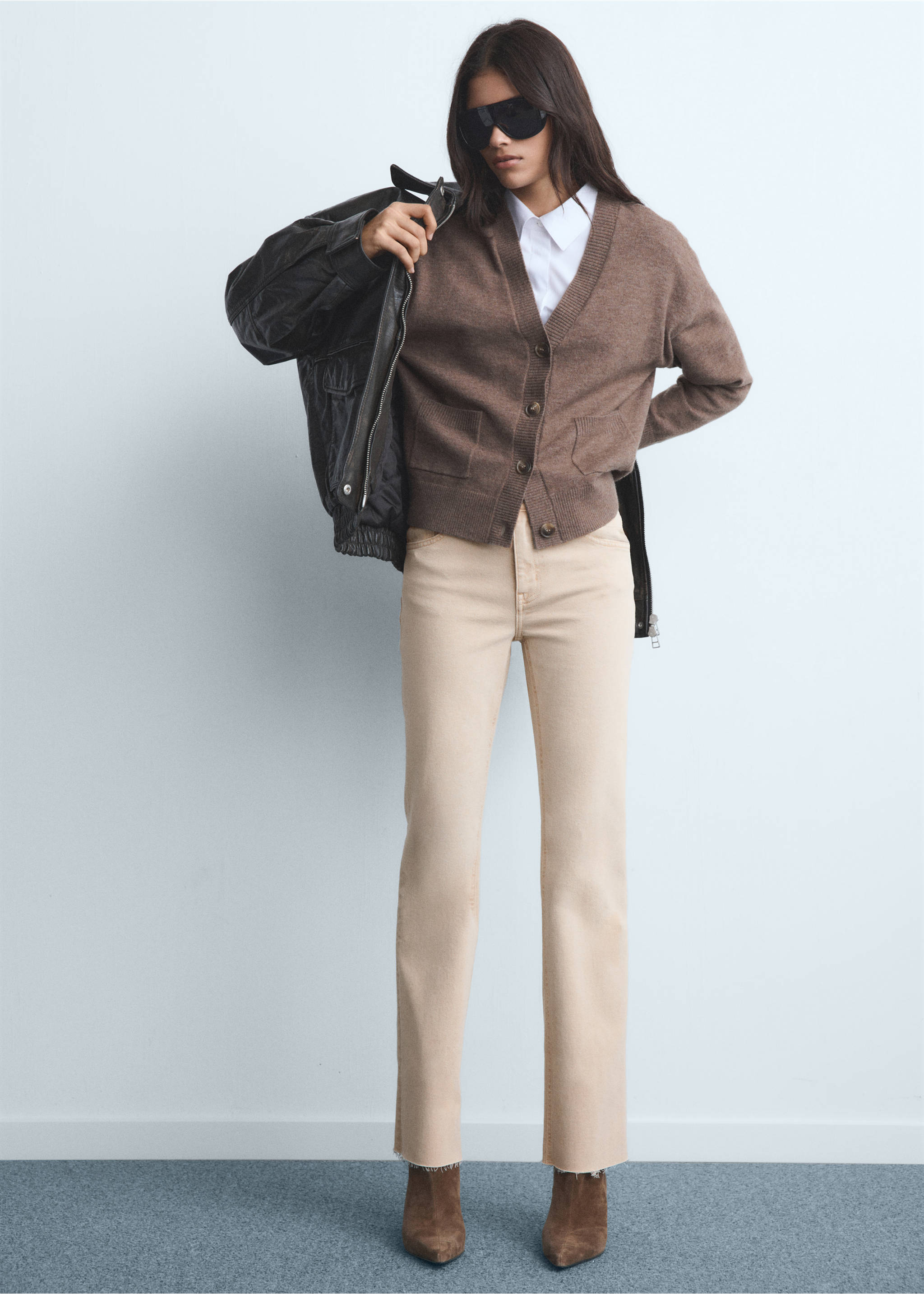 Jean Sienna flare crop - Plan général, Sable. Ref: 17001209-00.