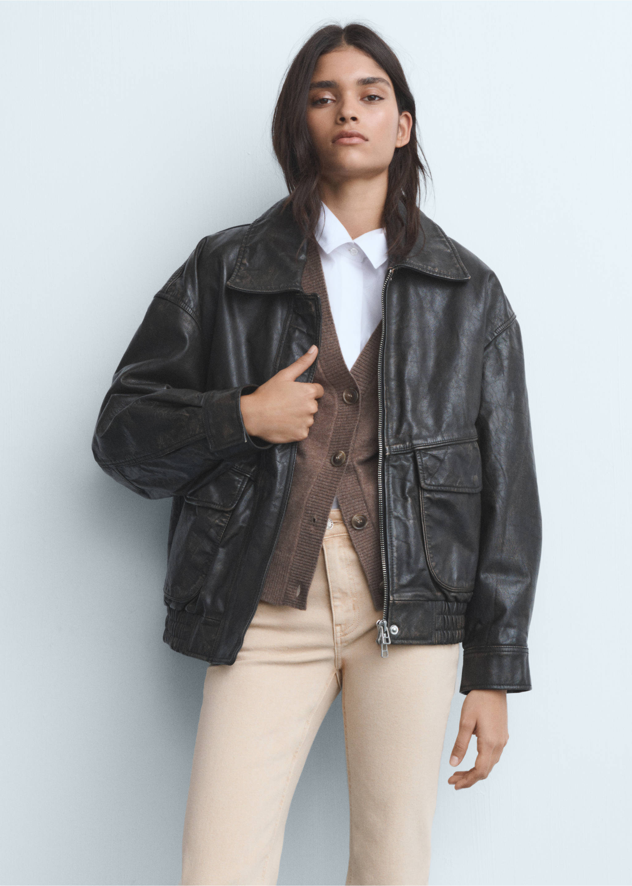 Jean Sienna flare crop - Détail de l'article 1, Sable. Ref: 17001209-00.