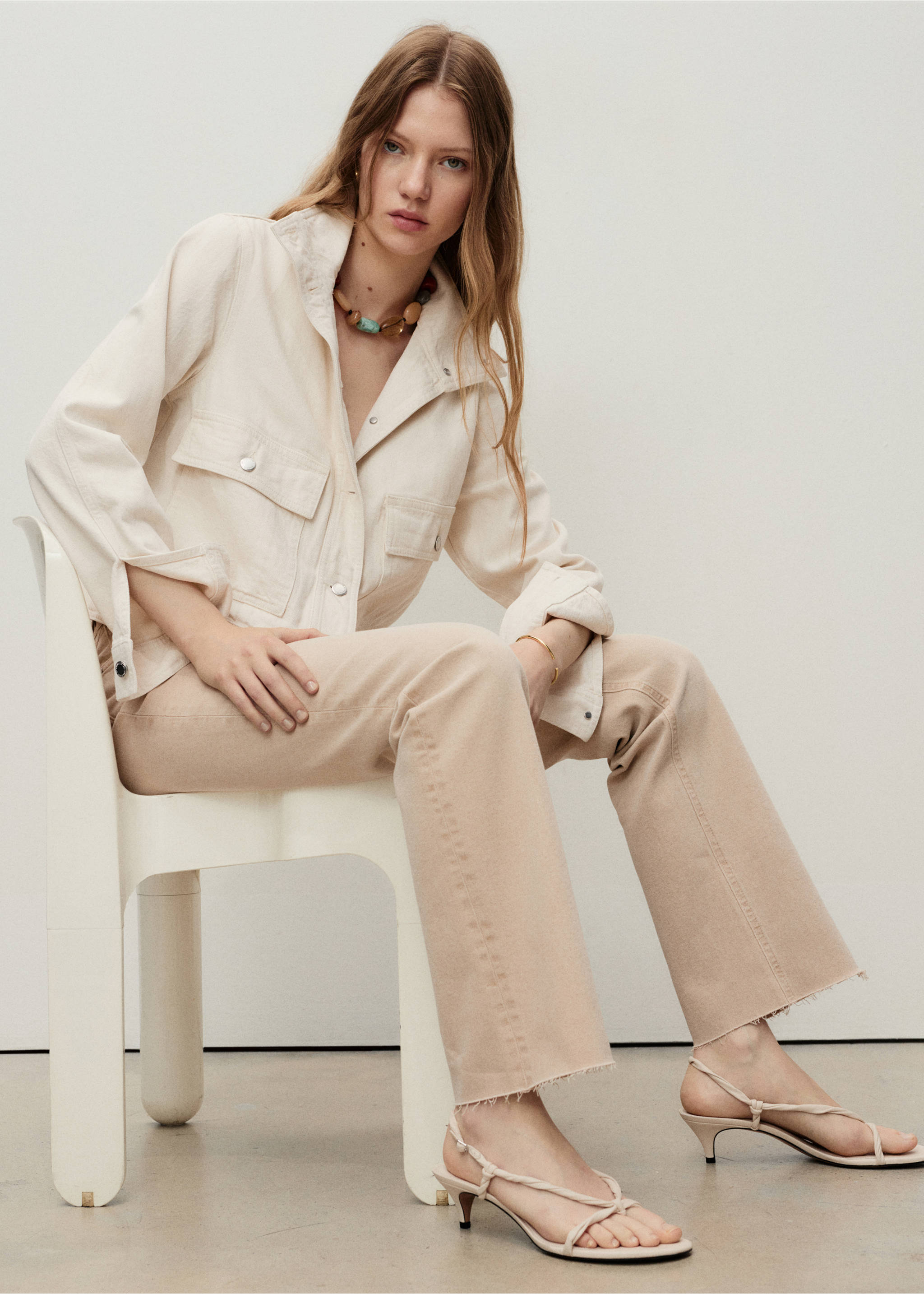 Texans Sienna flare crop - Detall de l'article 2, Sorra. Ref: 17001209-00.