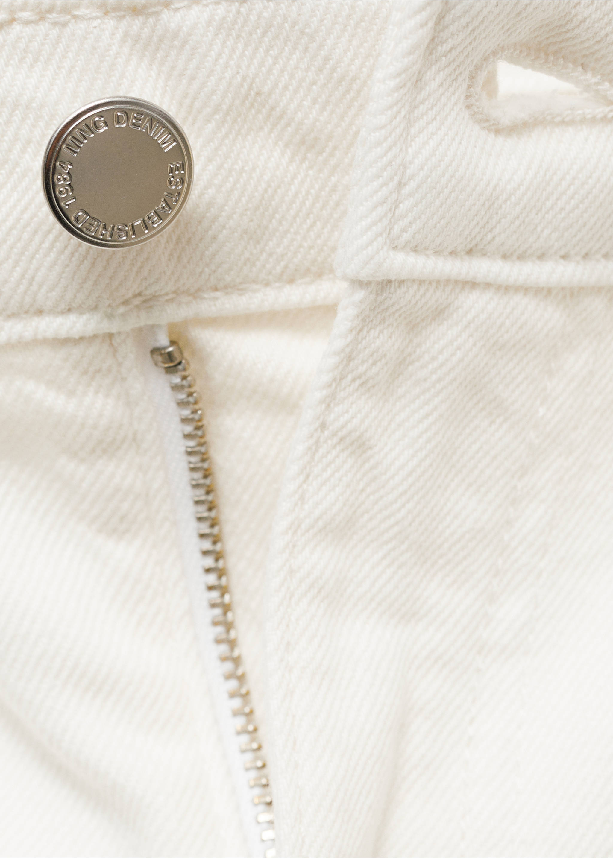 Wide leg pleated jeans - Details of the article 8, Off White. Ref: 17001211-00.