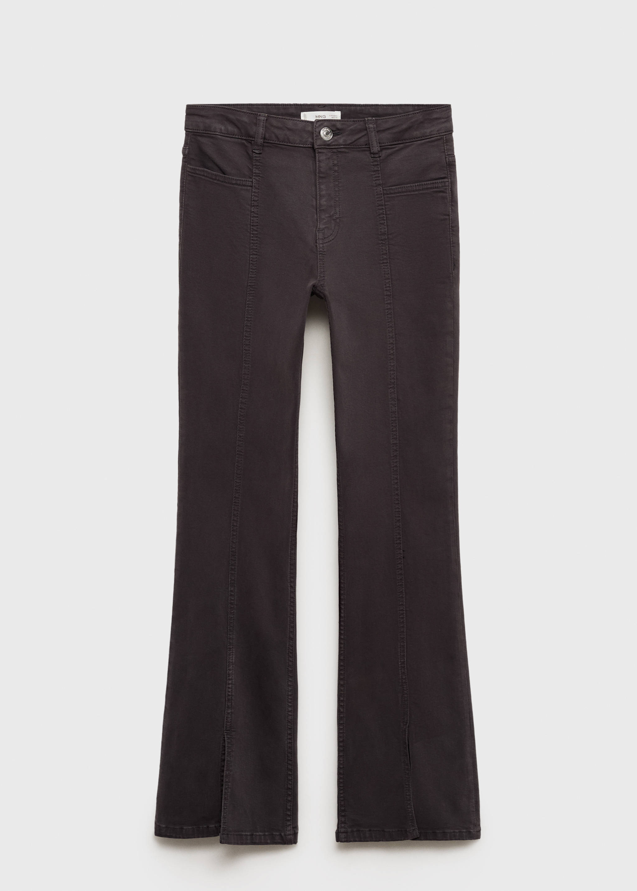 Flared jeans met split - Artikel zonder model