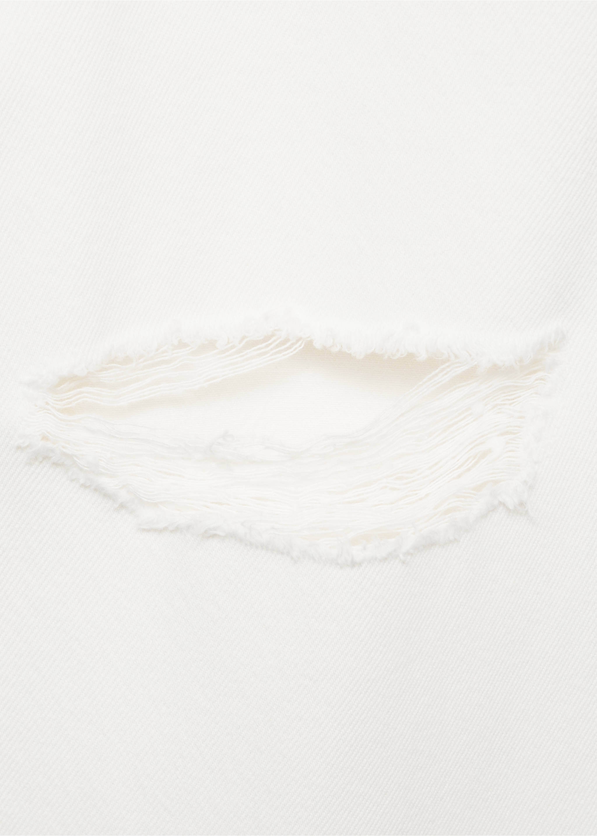 Ripped straight-fit jeans - Details of the article 0, Off White. Ref: 17001217-00.