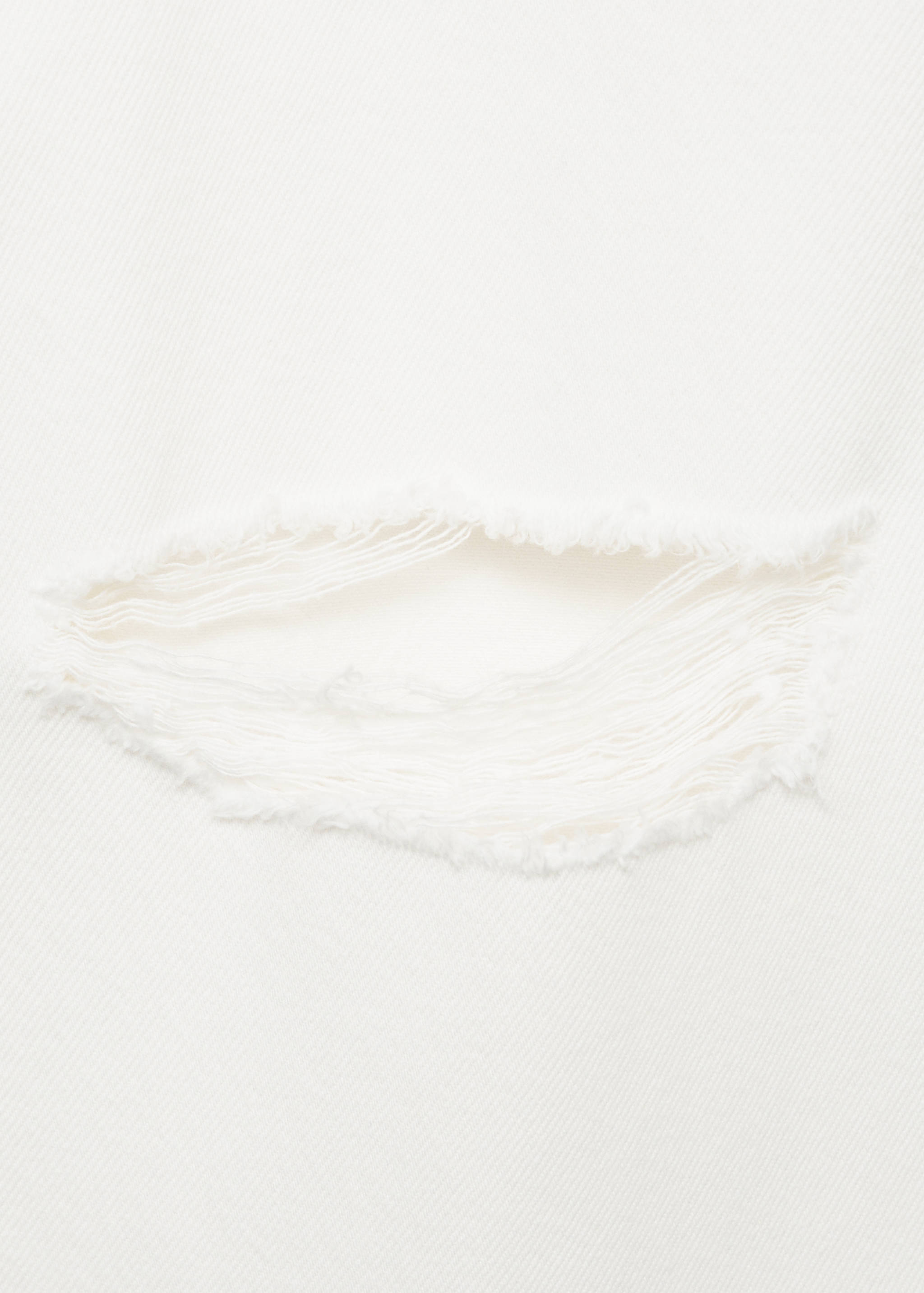 Ripped straight-fit jeans - Details of the article 0