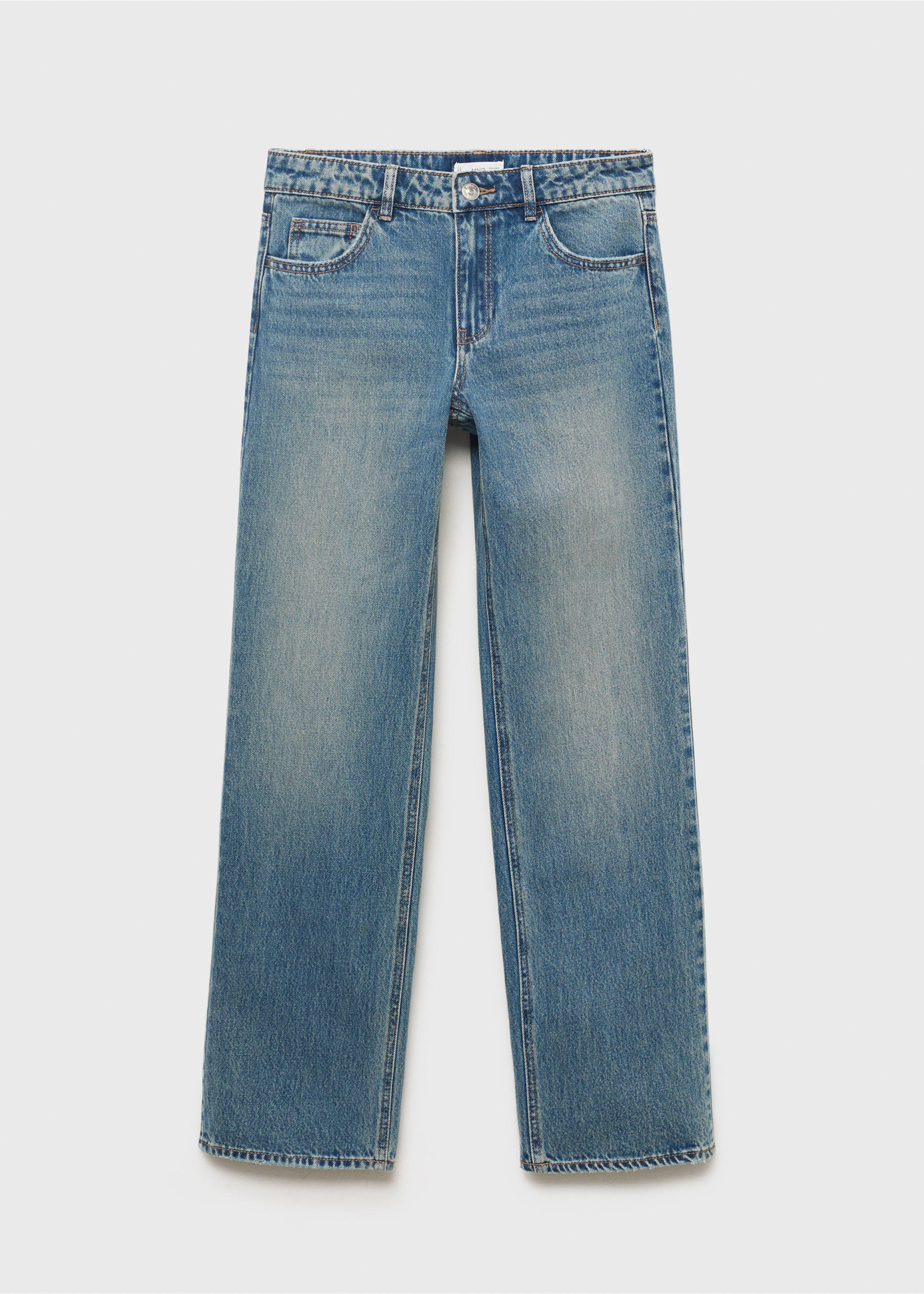 Straight fit jeans - Article without model, Medium Vintage Blue. Ref: 17001218-00.