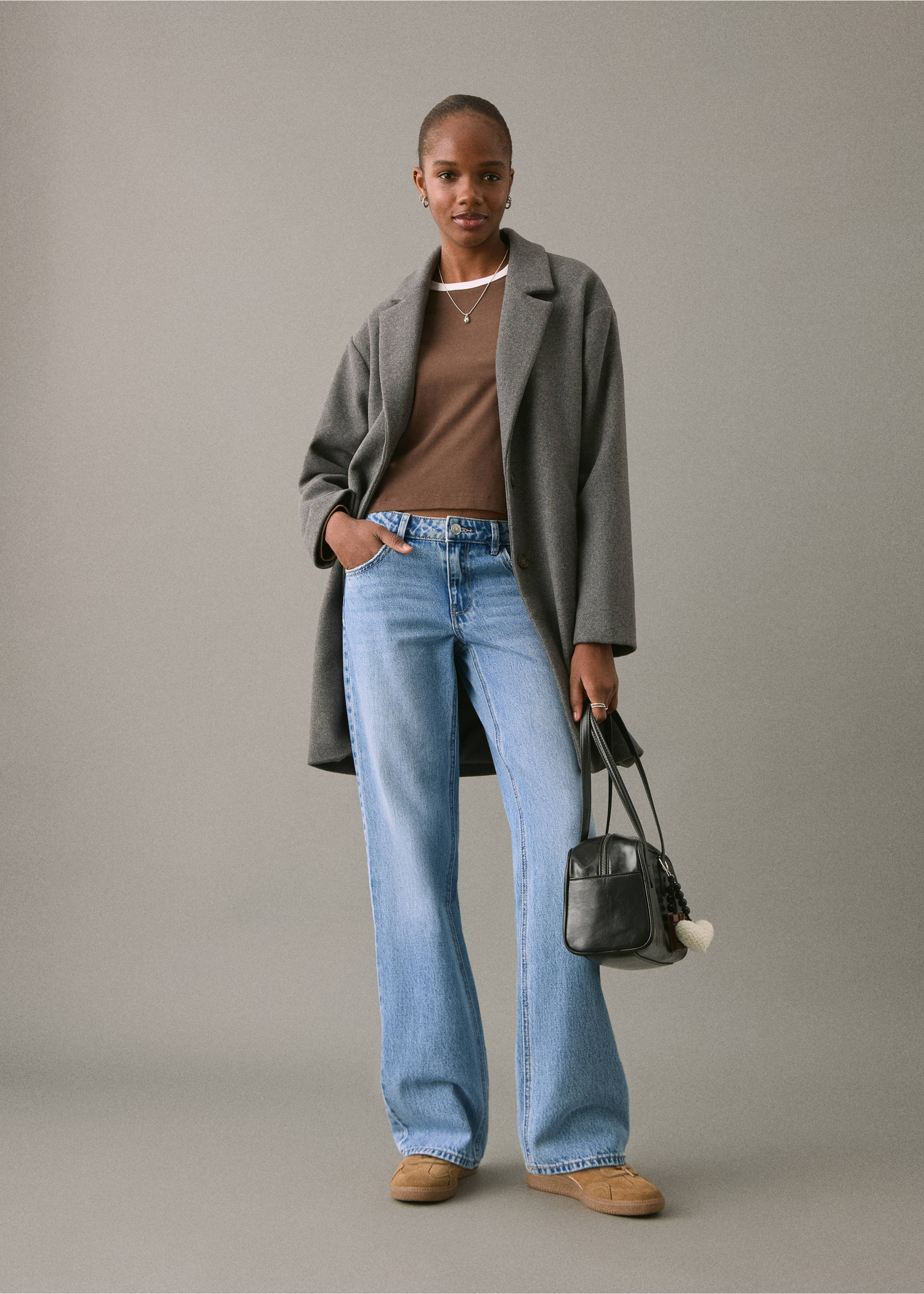 Jean straight fit - Plan général, Bleu clair. Ref: 17001219-00.