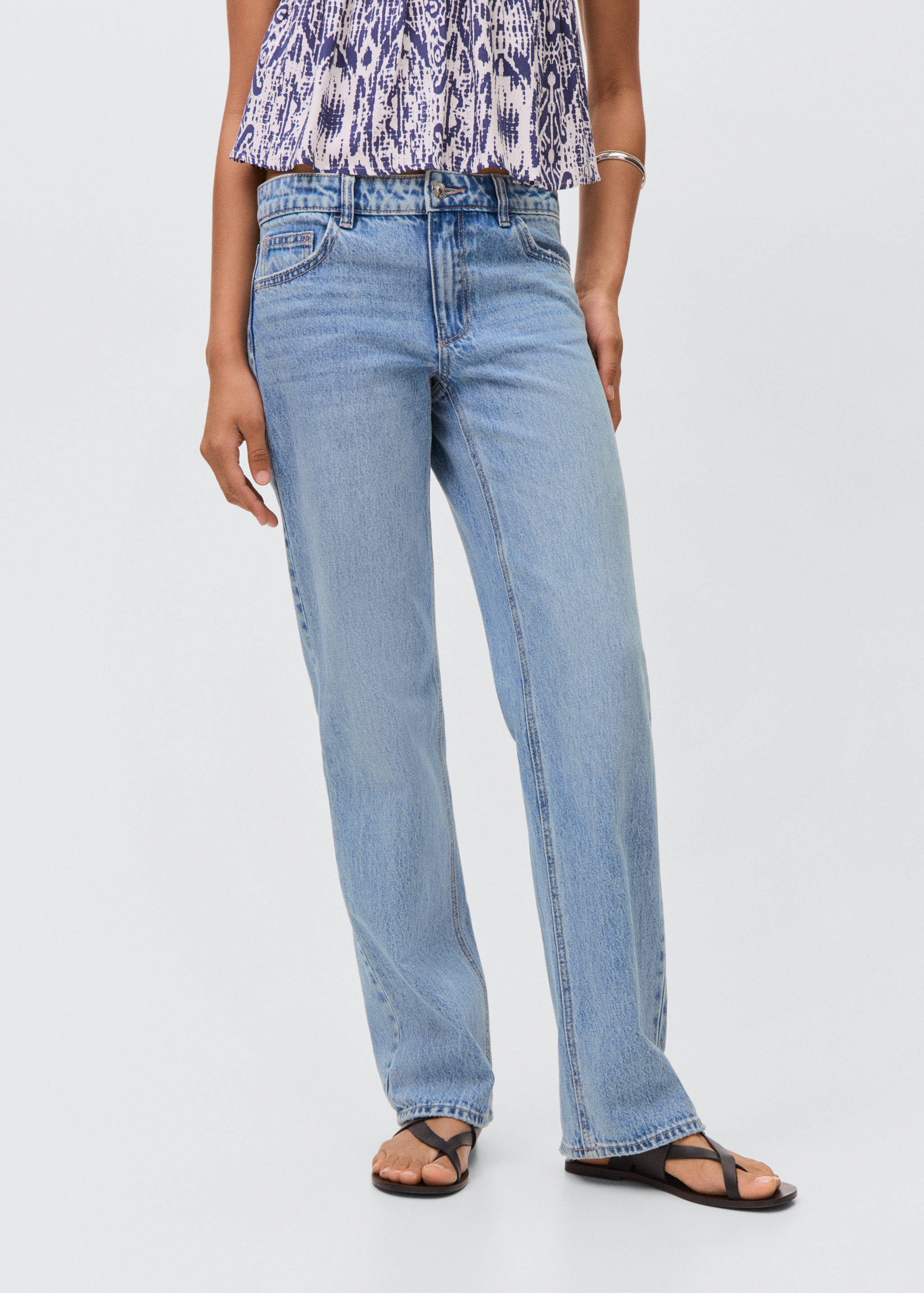 Straight fit jeans - Medium plane