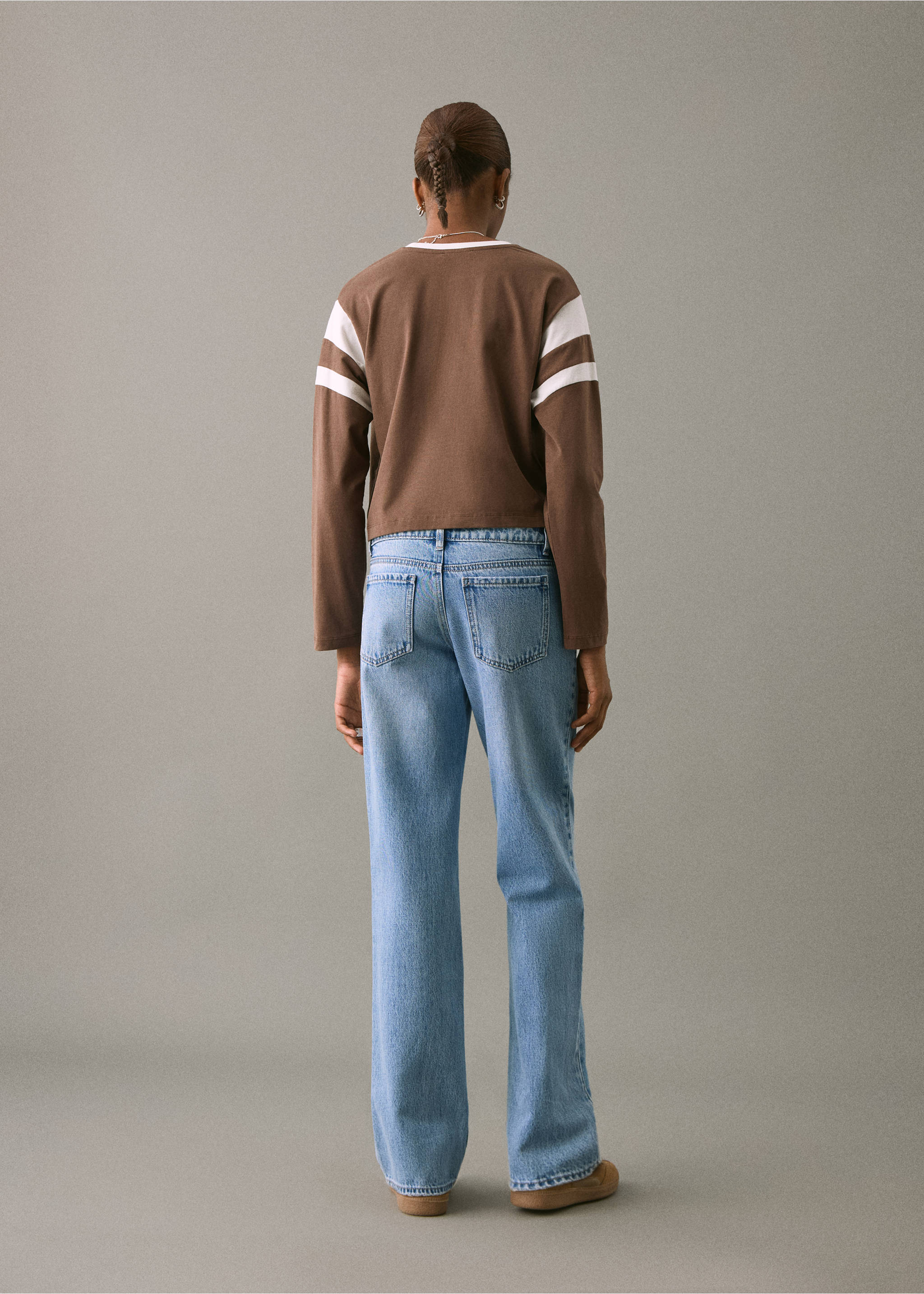 Jean straight fit - Verso de l’article, Bleu clair. Ref: 17001219-00.