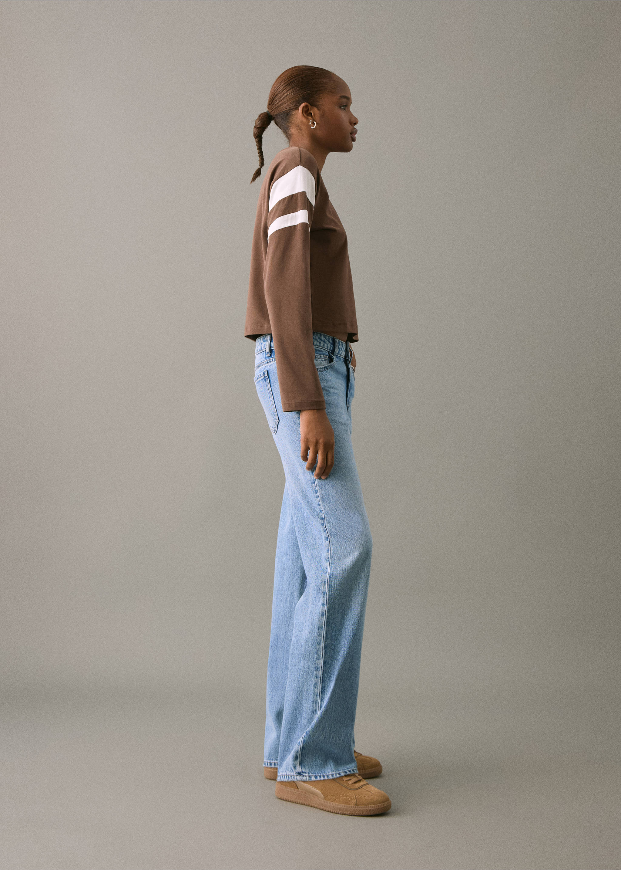 Jean straight fit - Détail de l'article 2, Bleu clair. Ref: 17001219-00.