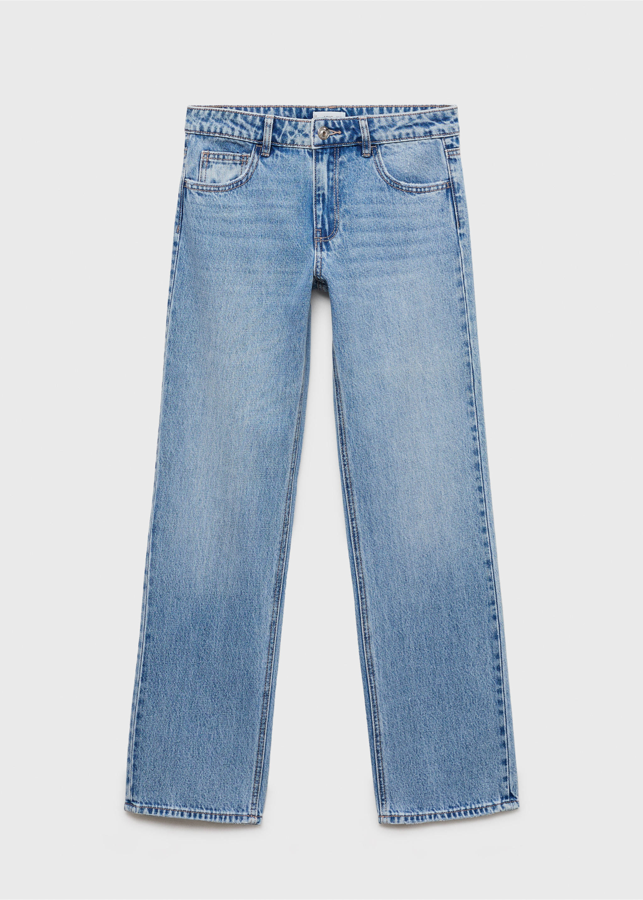 Jean straight fit - Article sans modèle, Bleu clair. Ref: 17001219-00.