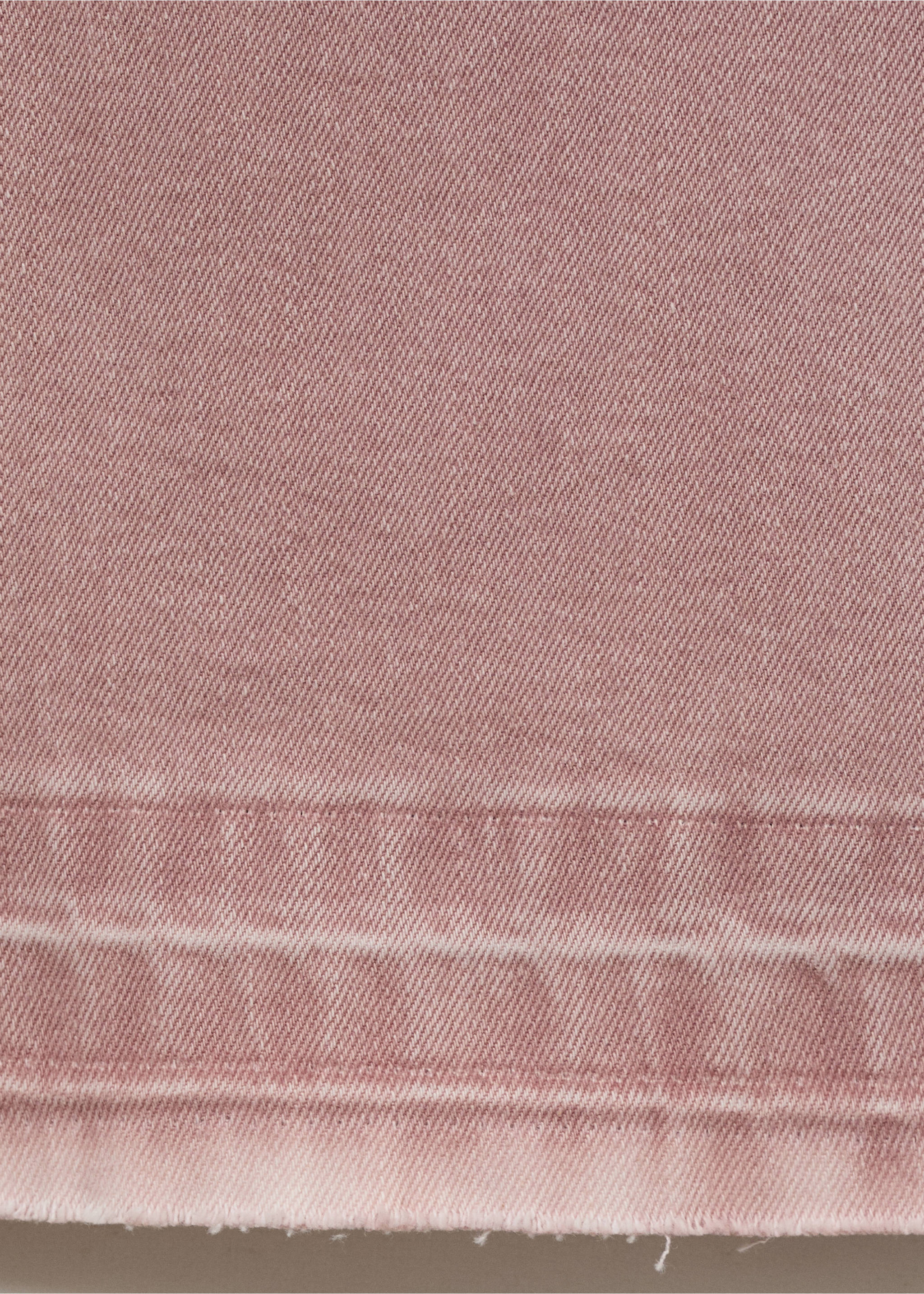 Decorative seam flared jeans - Details of the article 0, Pastel Pink. Ref: 17001221-00.