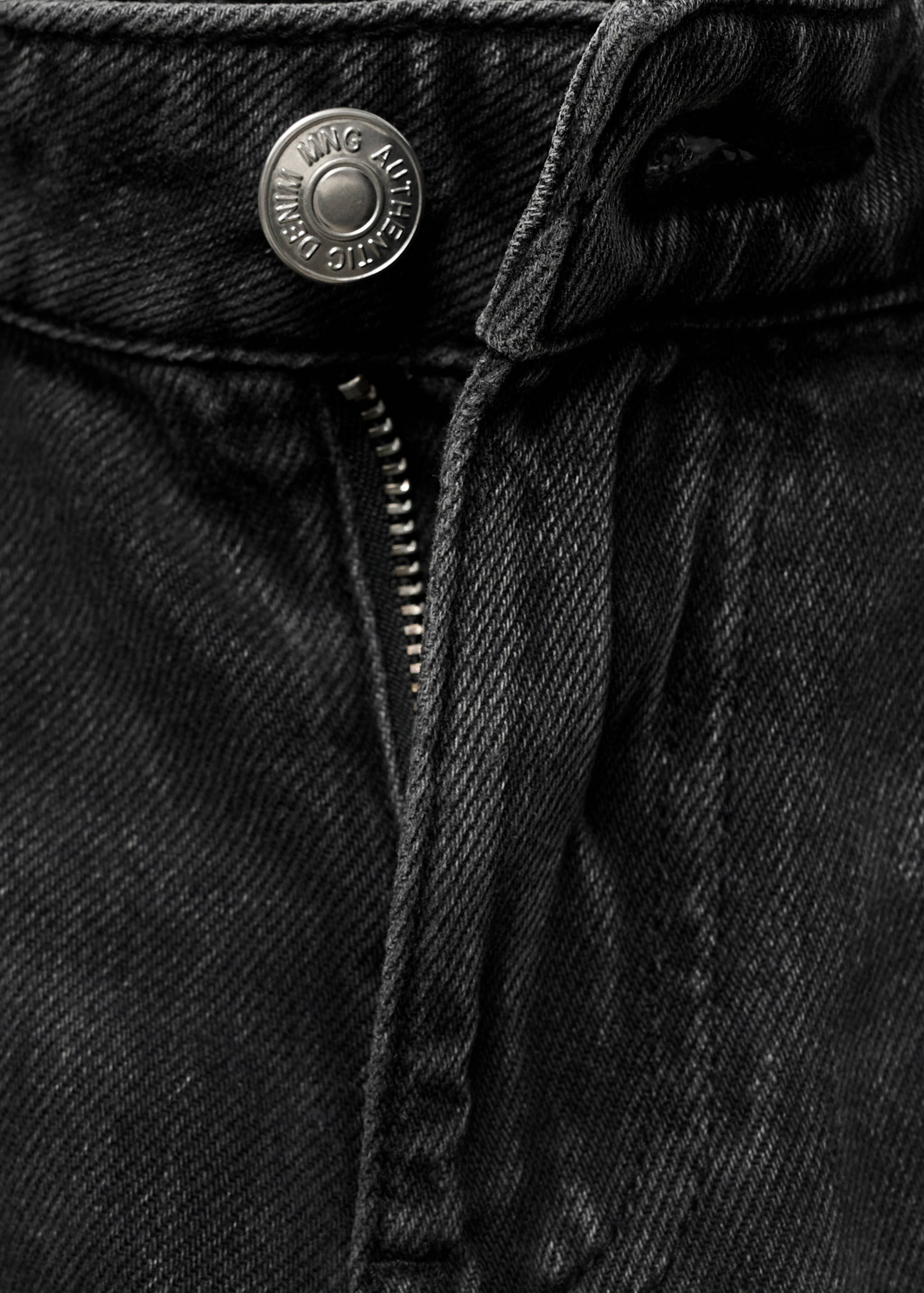 Wide leg jeans with seam detail - Details of the article 8