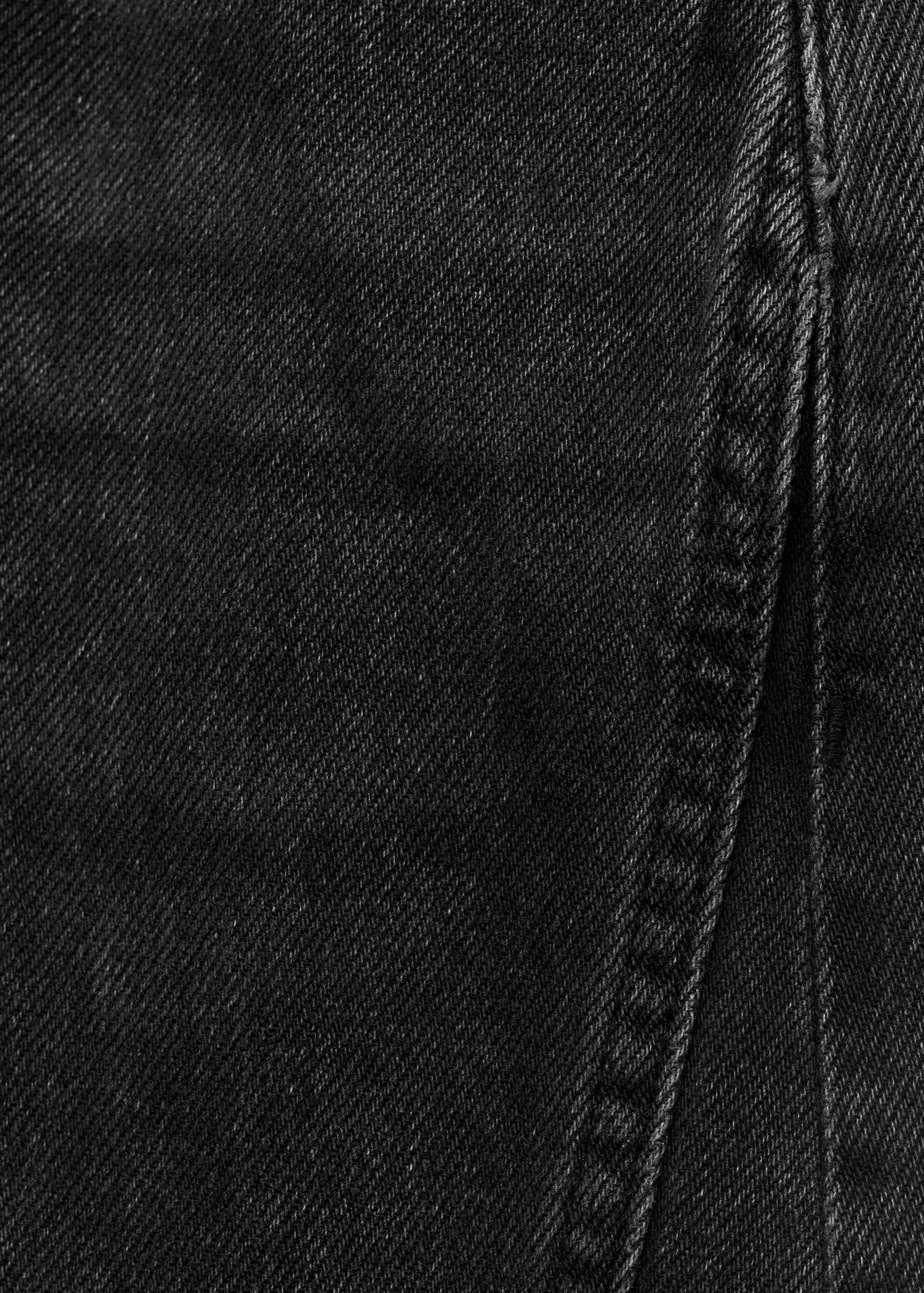 Wide leg jeans with seam detail - Details of the article 0