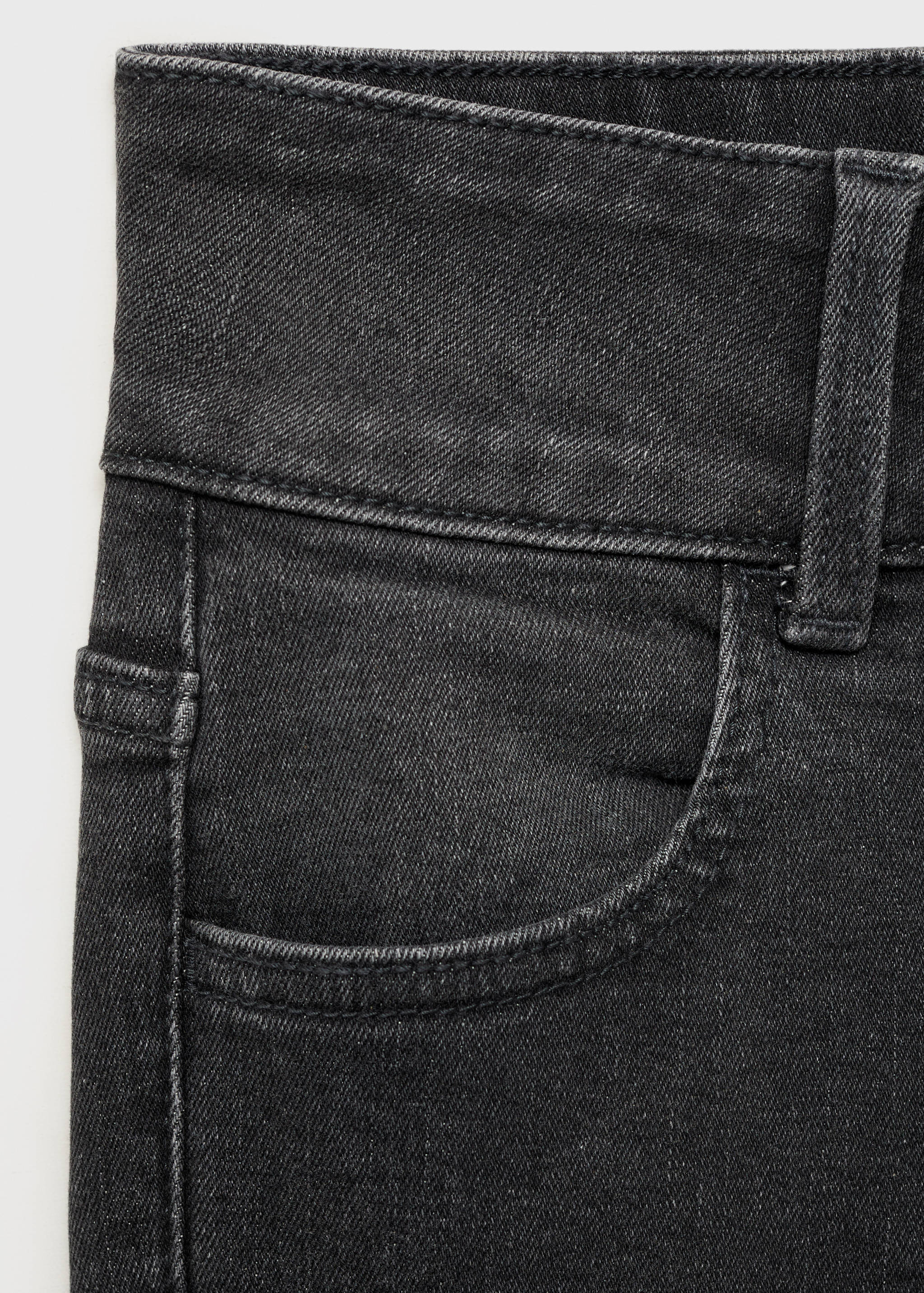Low-waist flared jeans - Details of the article 8