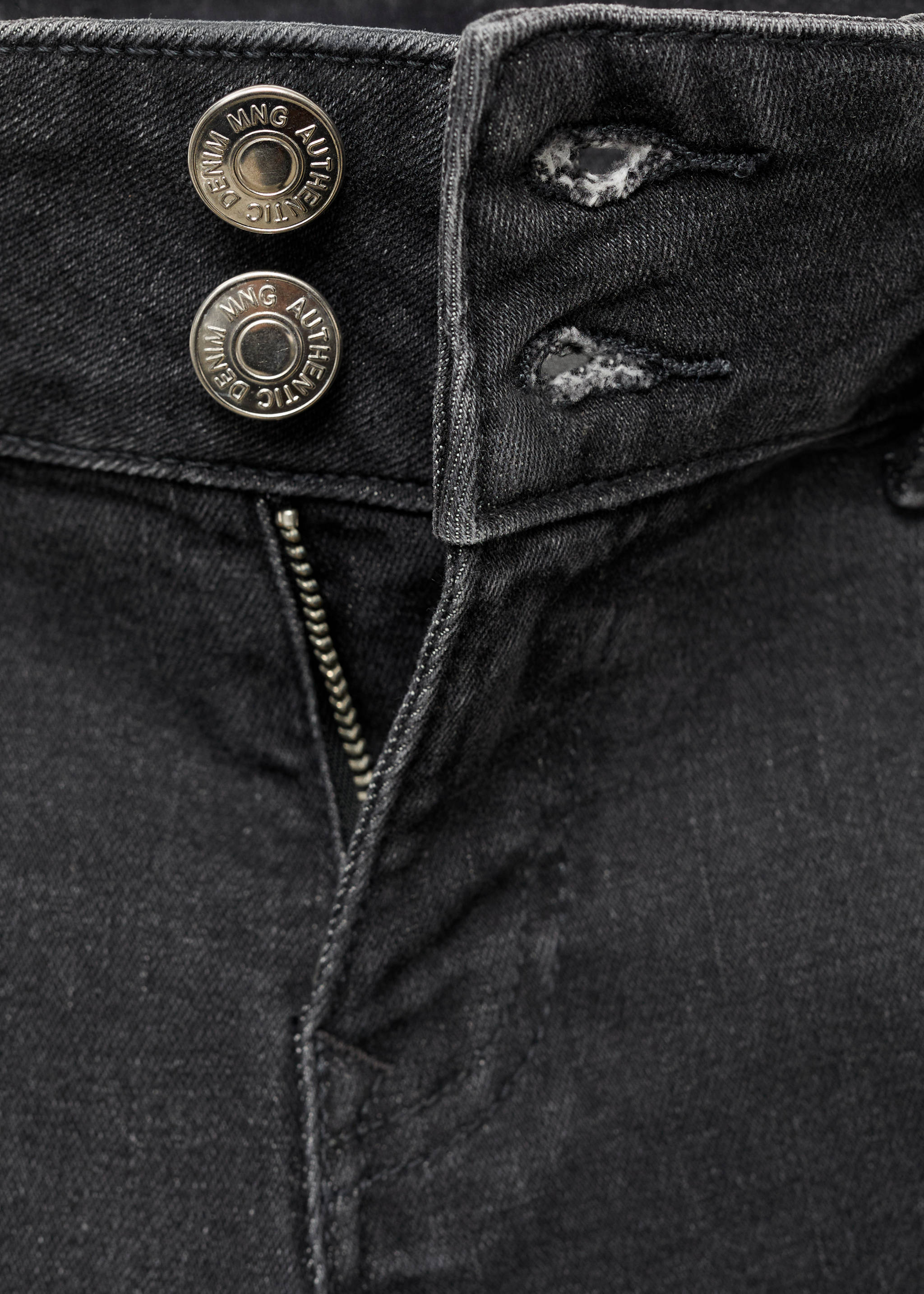 Low-waist flared jeans - Details of the article 0