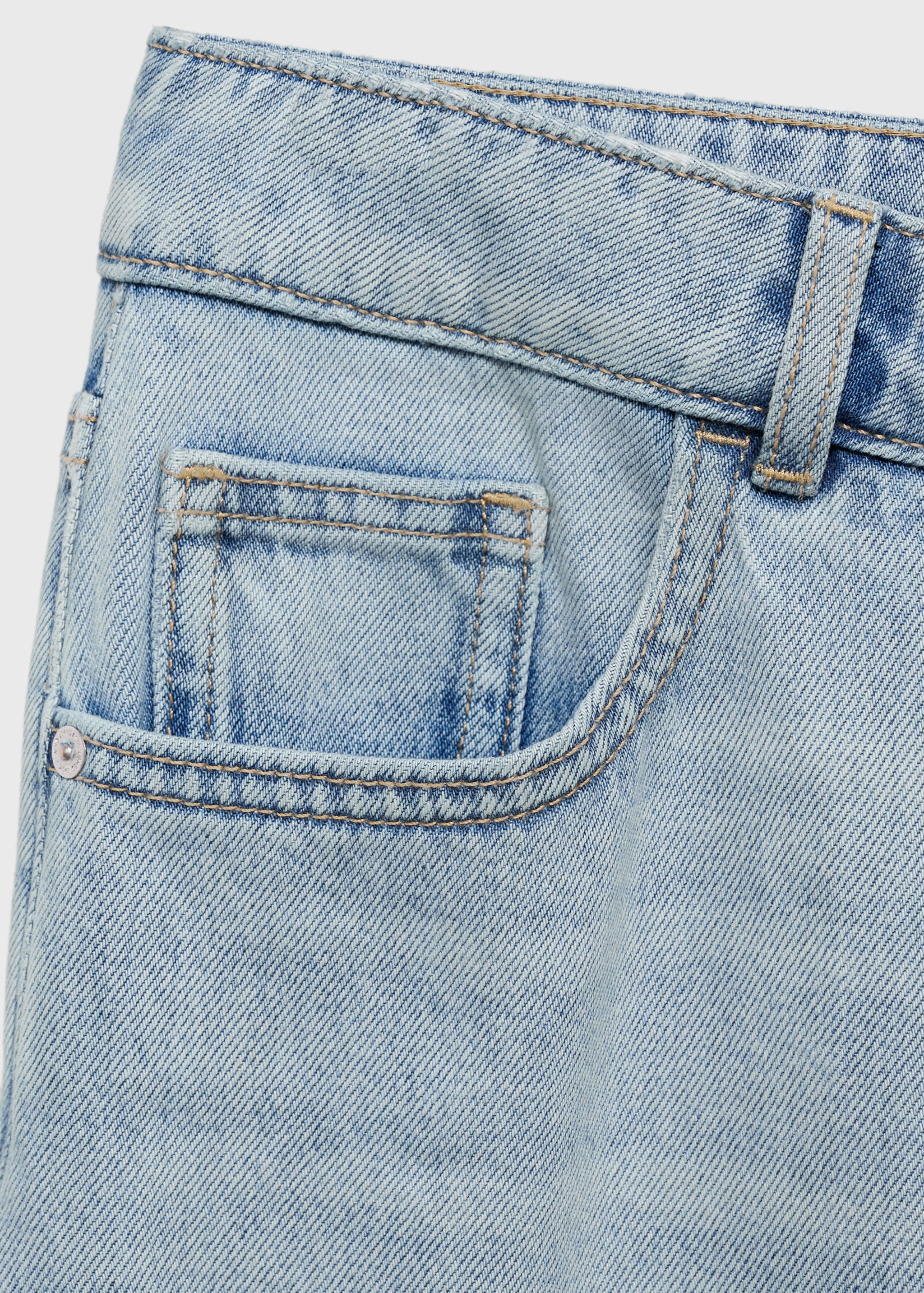 Mid-rise barrel jeans - Details of the article 0