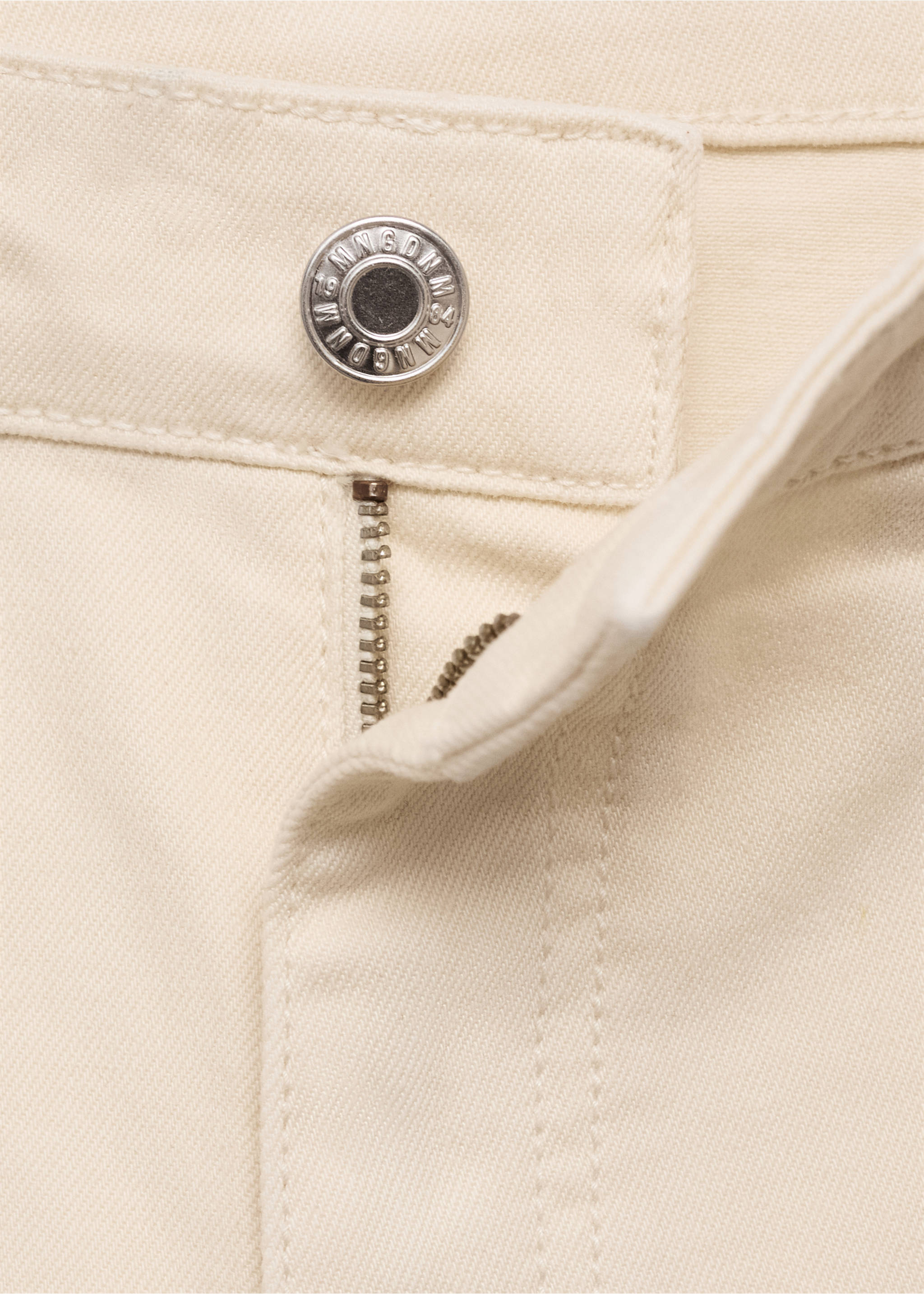 Sienna flared cropped jeans - Details of the article 0, Ecru. Ref: 17001235-00.