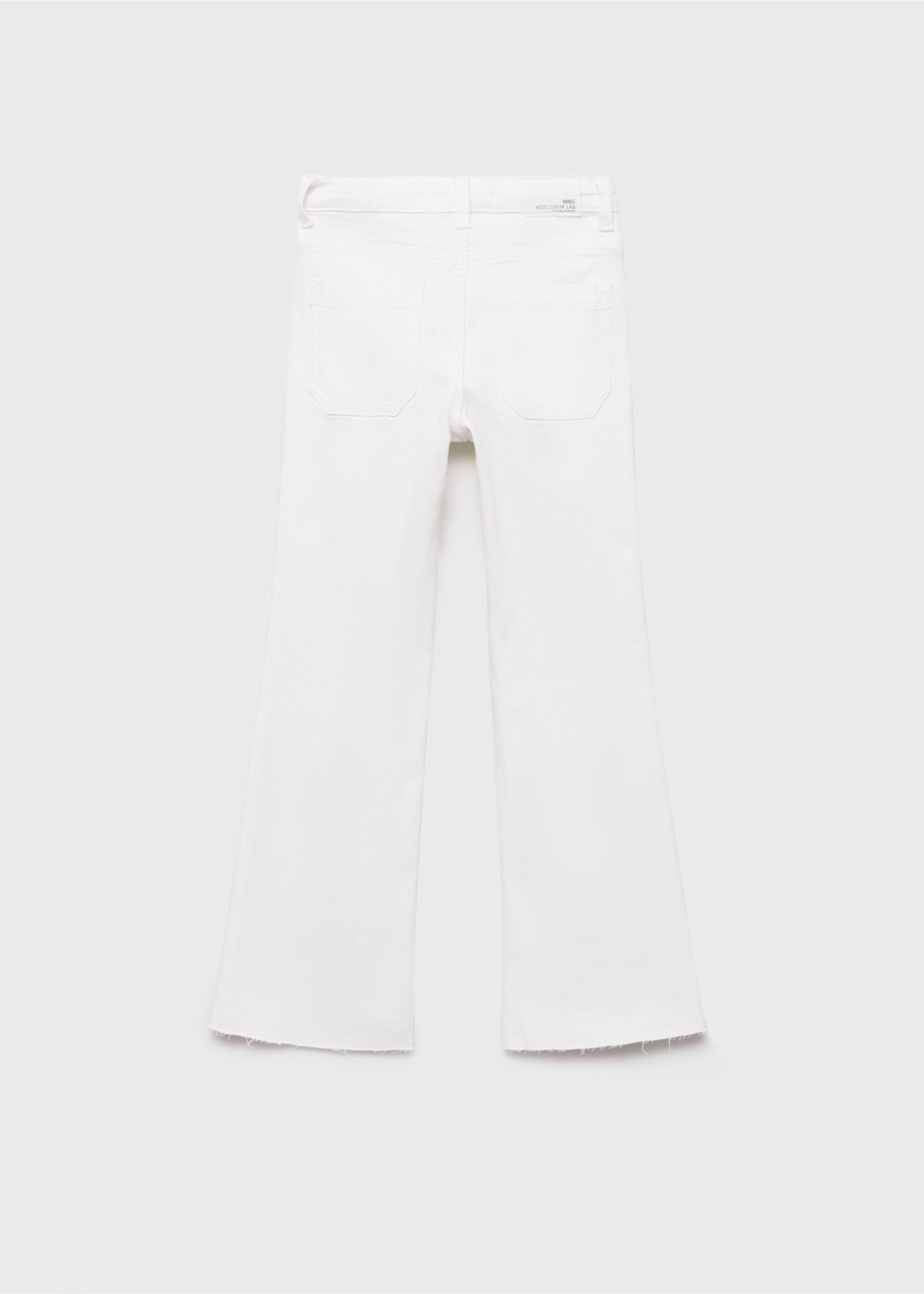Džíny flare - Zadní strana zboží, Bílá. Ref: 17001236-00.