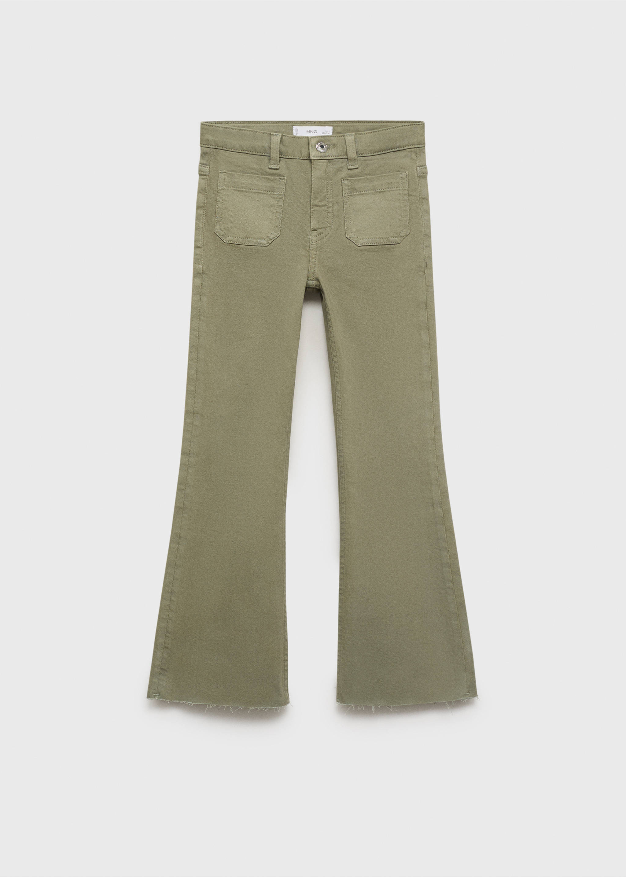 Džíny flare - Zboží bez modelu, Khaki. Ref: 17001236-00.