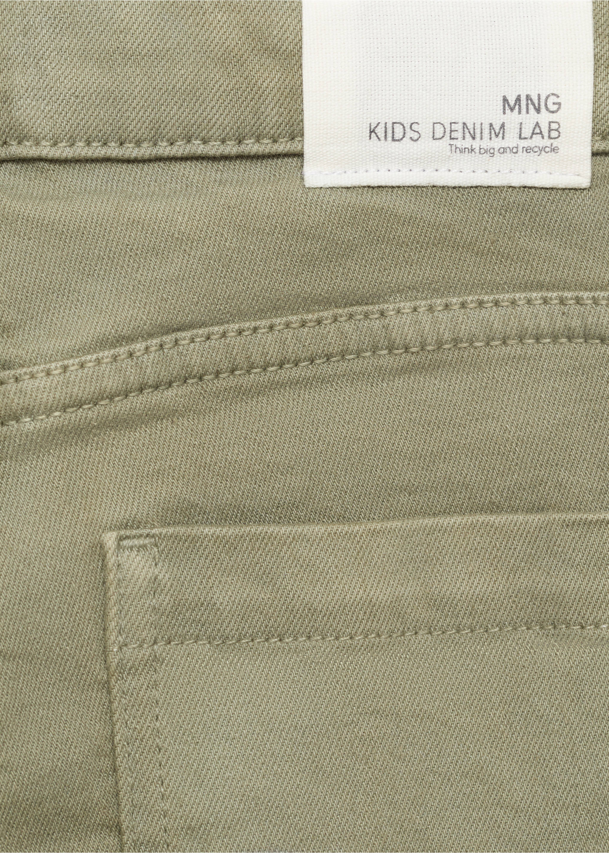 Džíny flare - Detail zboží 0, Khaki. Ref: 17001236-00.