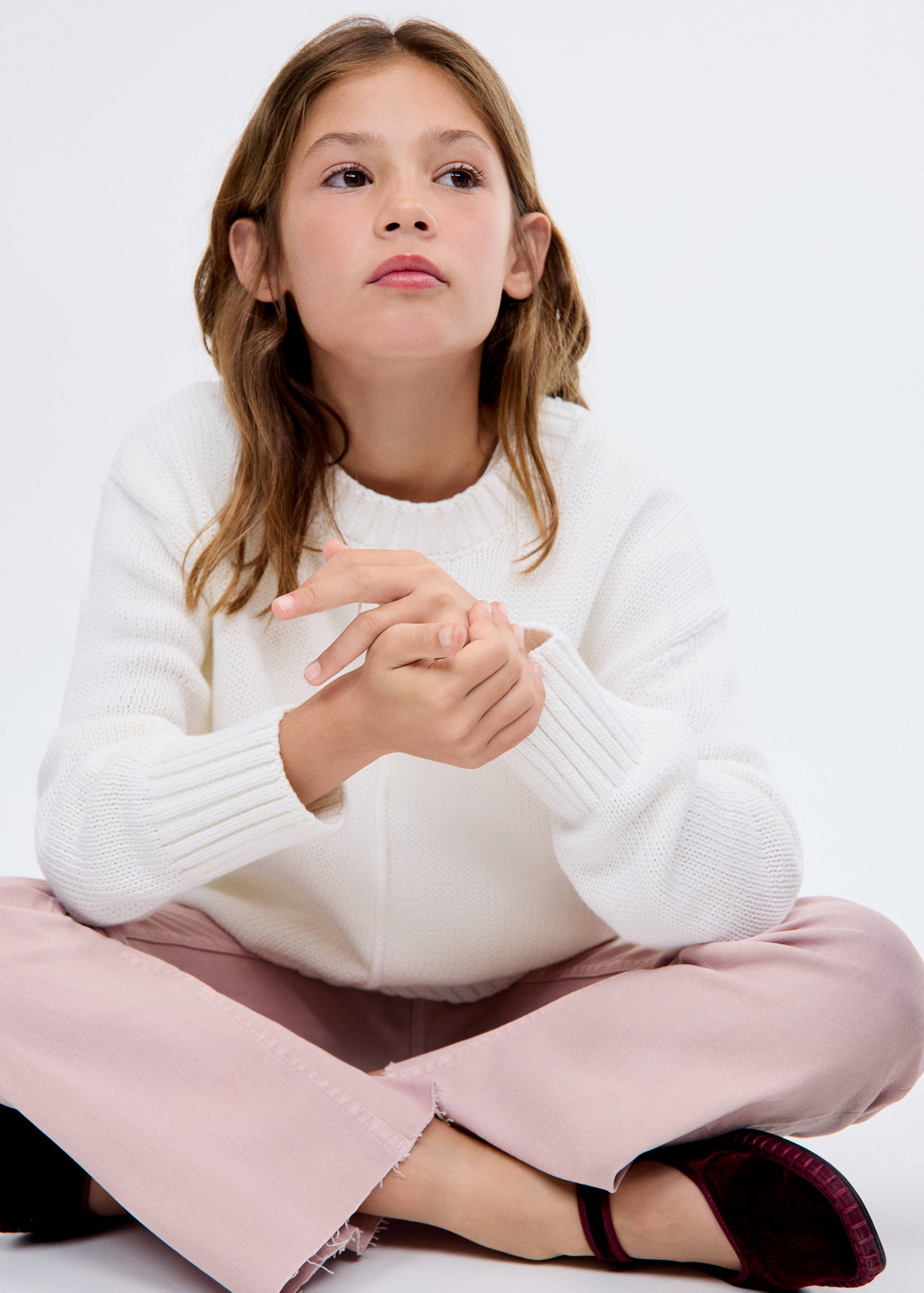 Zvonové džíny se cvočky - Detail zboží 1