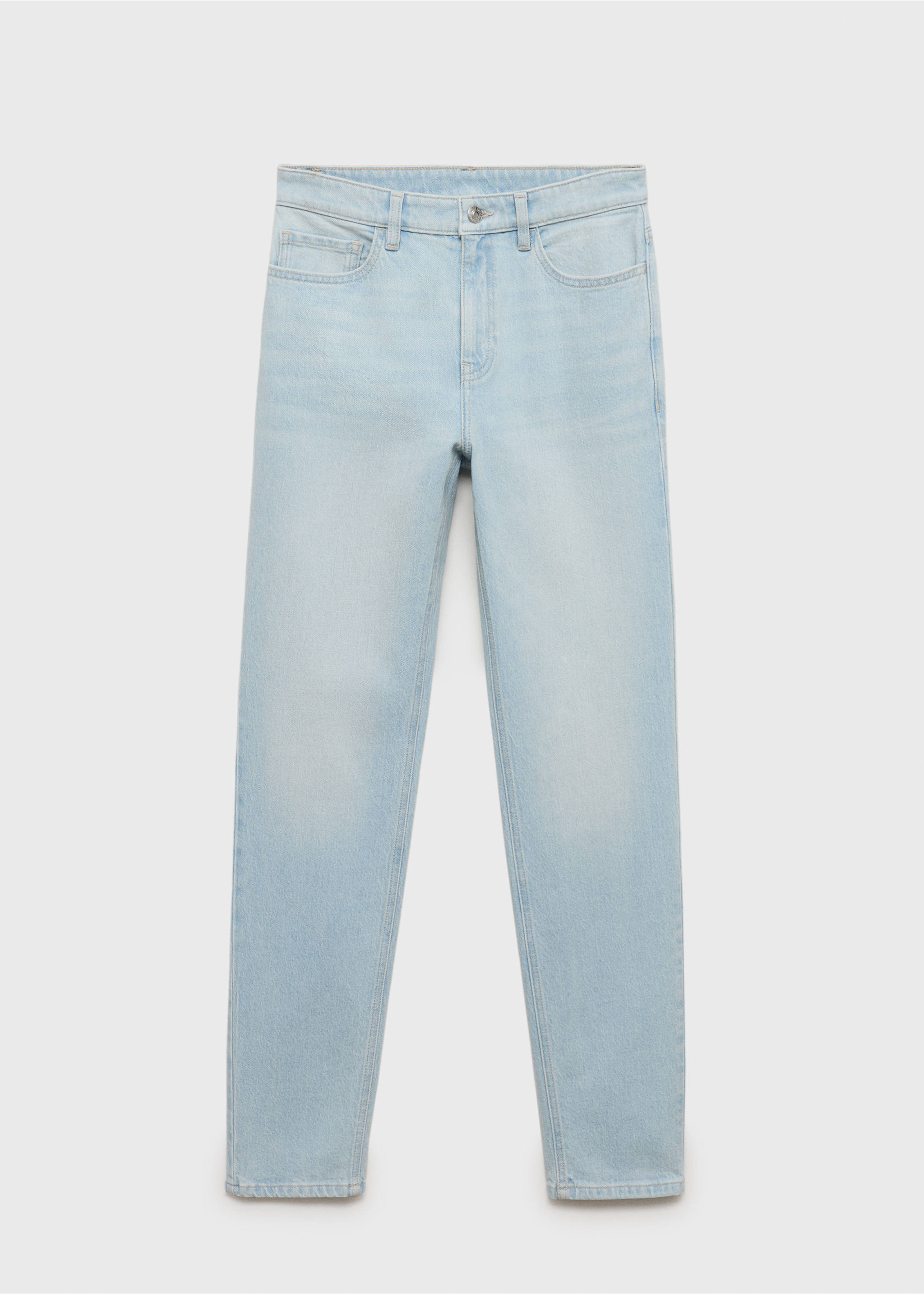 Newmom comfort high-rise jeans - Article without model, Light Blue. Ref: 17001239-00.
